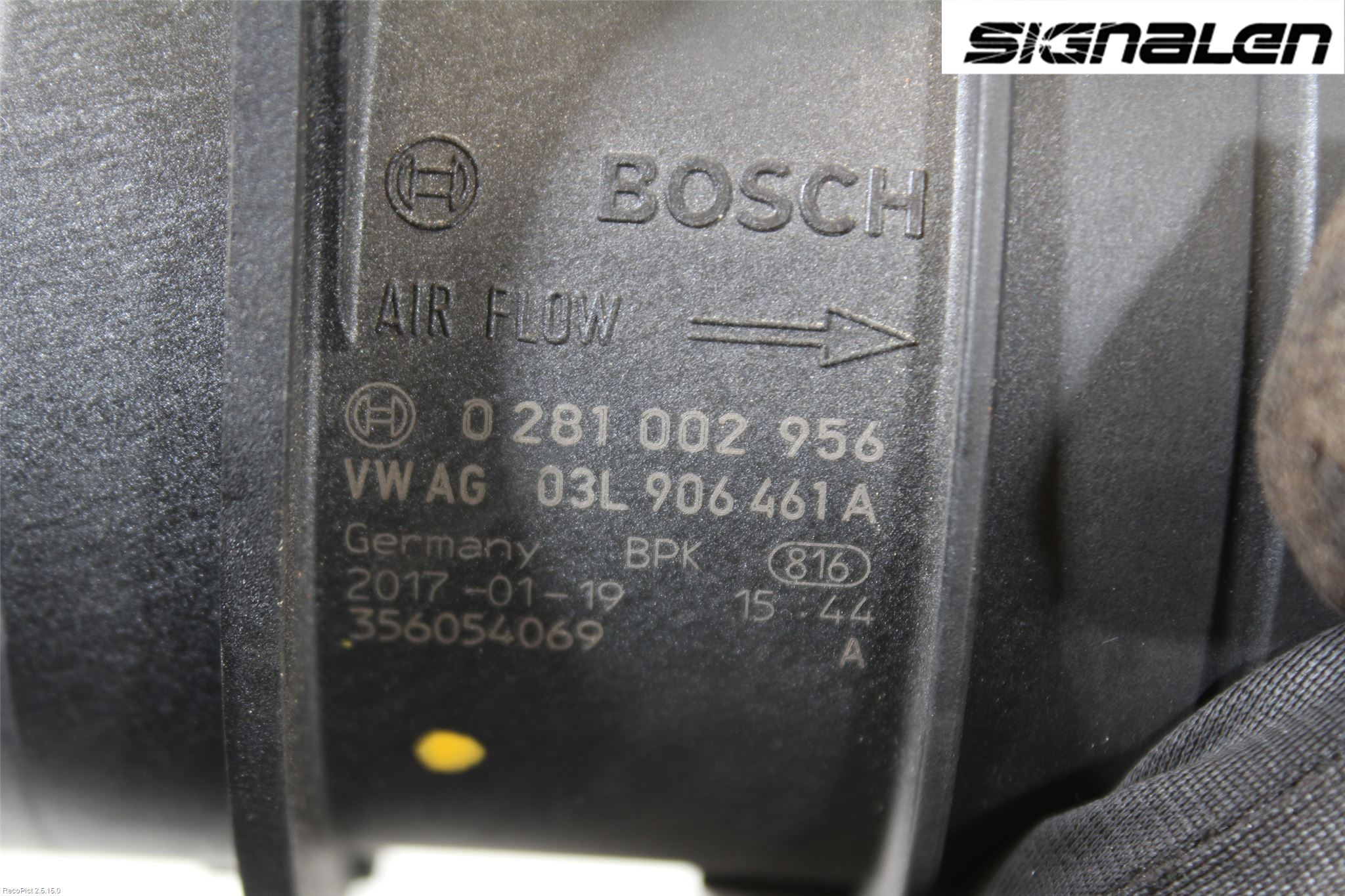 Skoda SUPERB 16-24 Injluftmassamätare