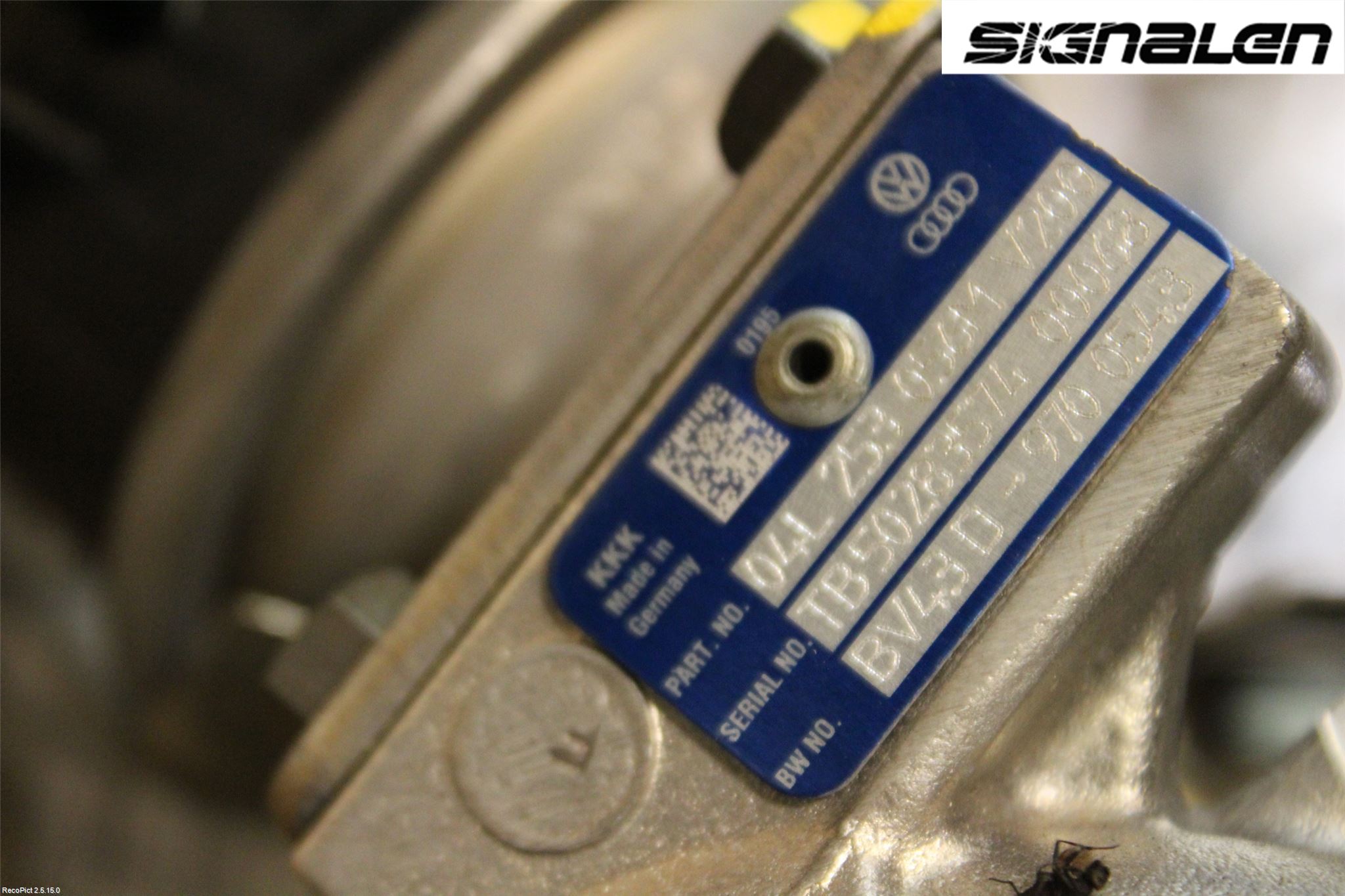 Skoda SUPERB 16-24 Turboaggregat