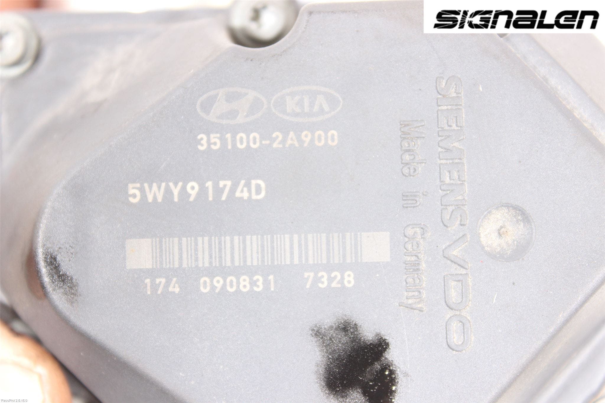 Hyundai i30 FD 07-12 Injspjällhus