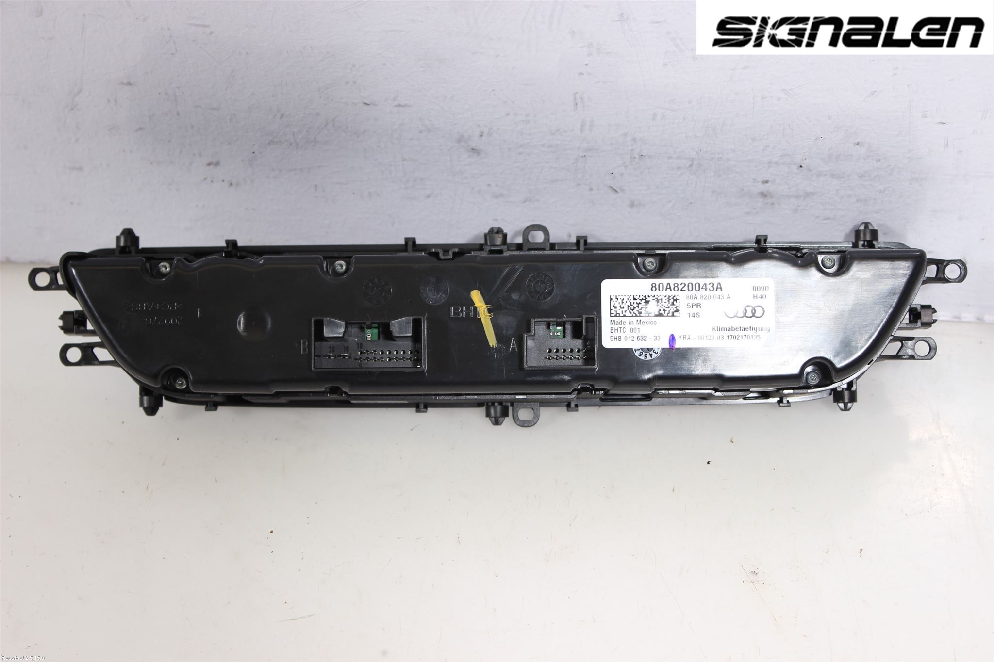 Audi Q5 09-16 Ac Styrenhet Ac Manöveren