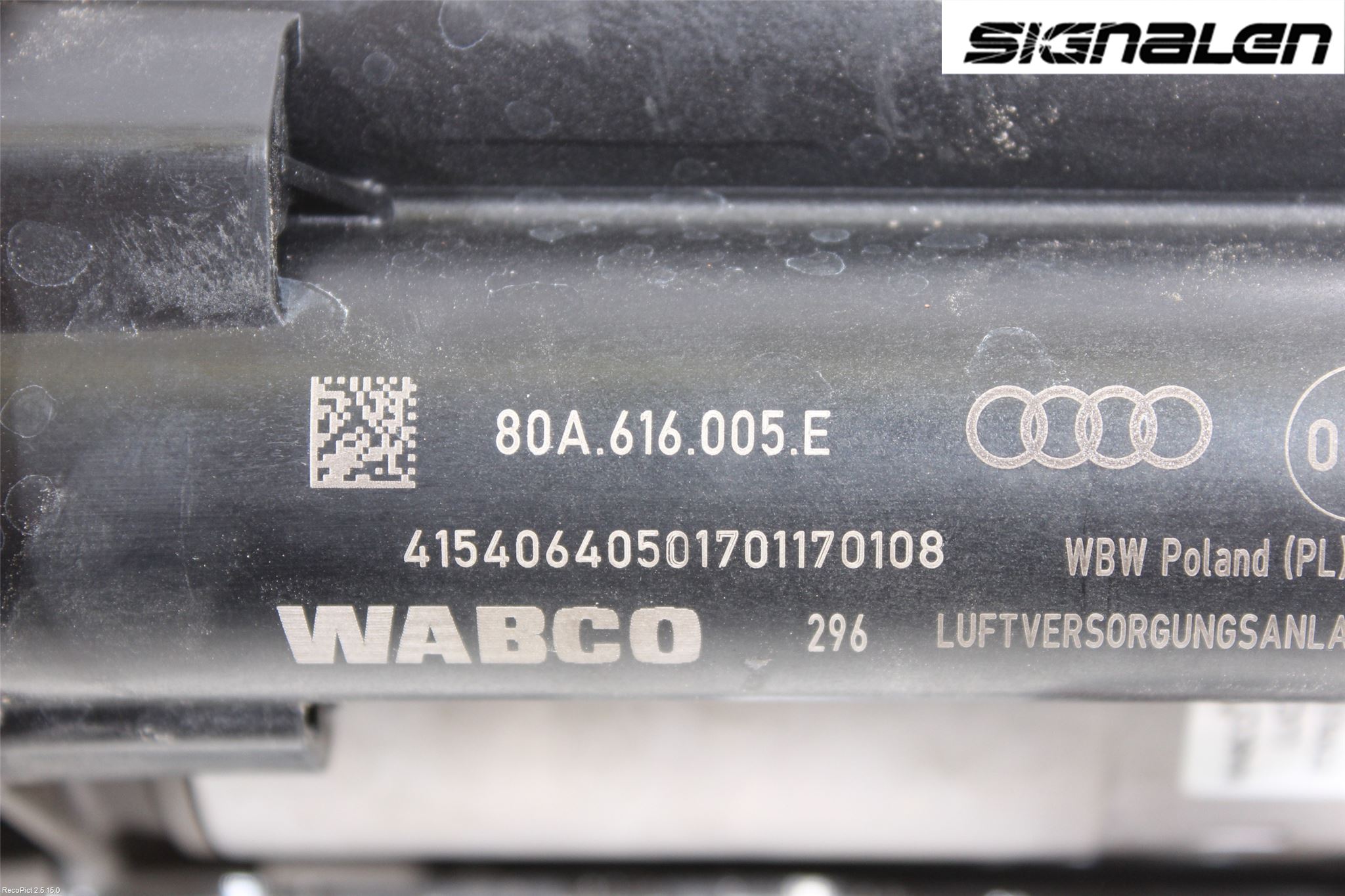 Audi Q5 09-16 Kompressor Stöt-Fjädring