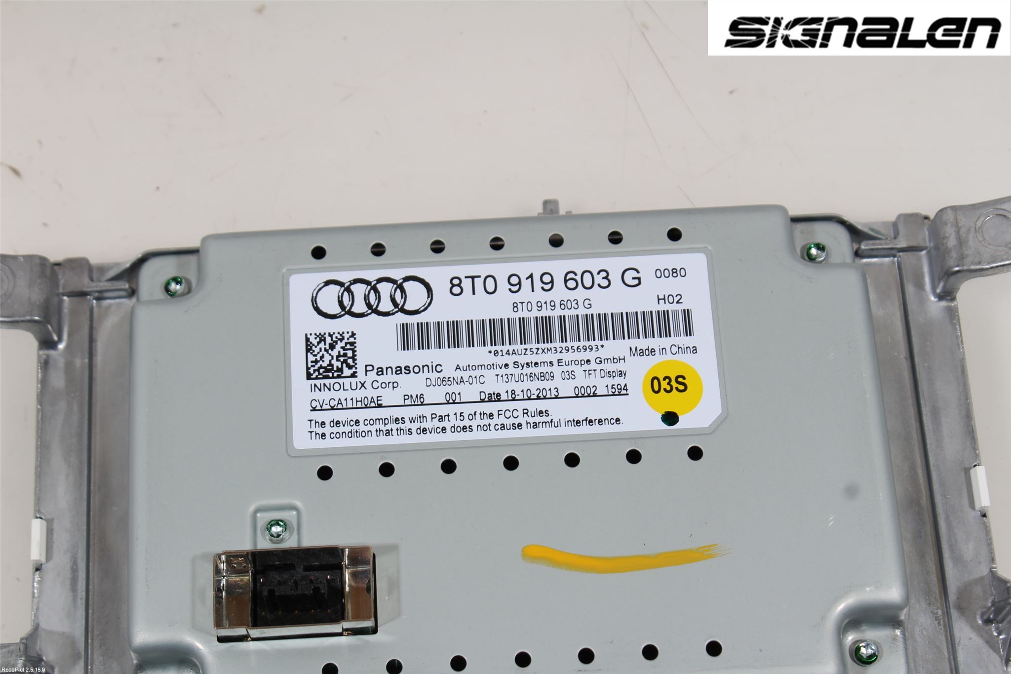 Audi A4 12-15 Multifunktionsdisplay