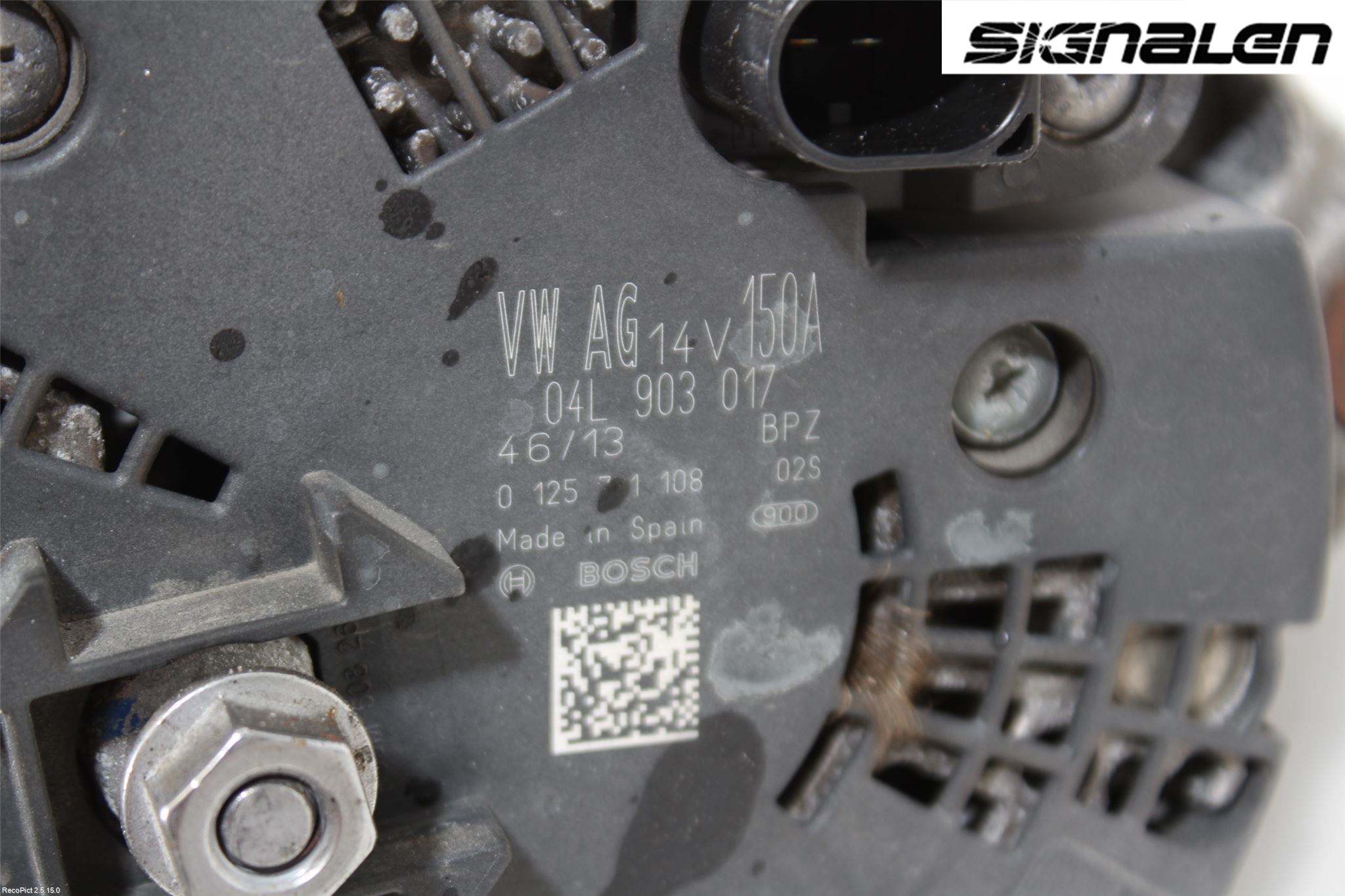 Audi A4 12-15 Generator