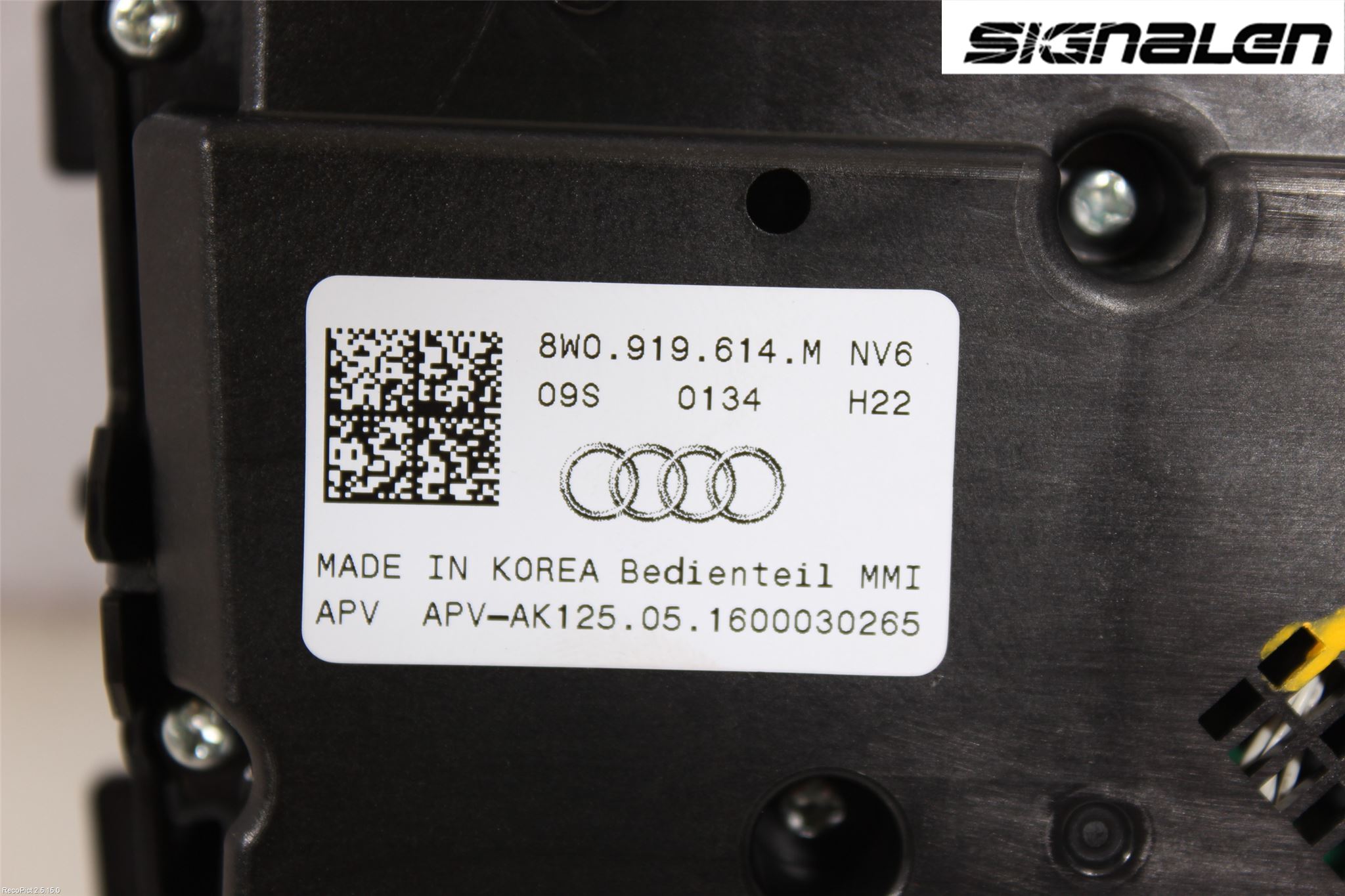 Audi A4/S4 B9 16-19 Cd Radio - Multimediapanel