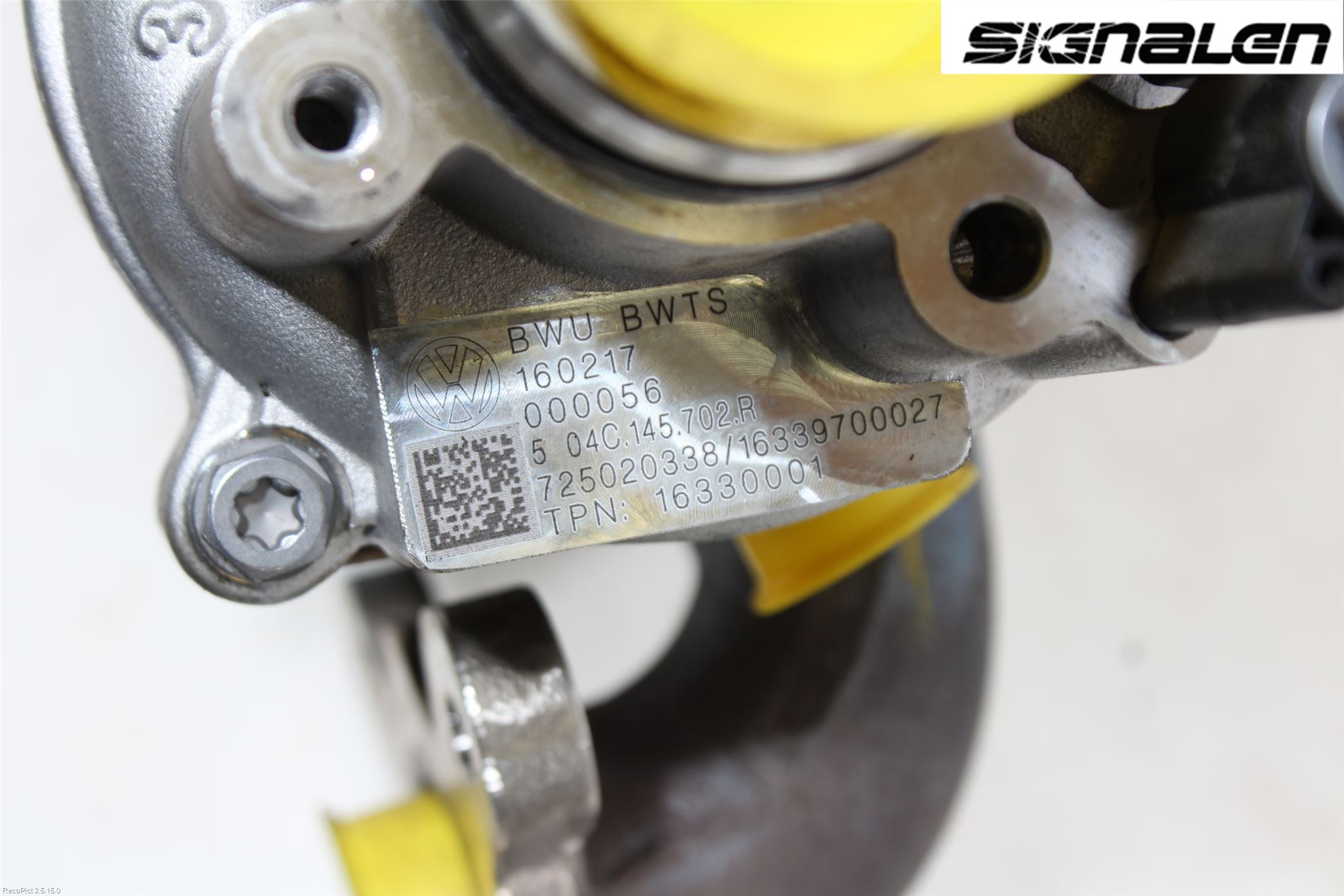 Volkswagen VW GOLF / E-GOLF VII 13-20 Turboaggregat