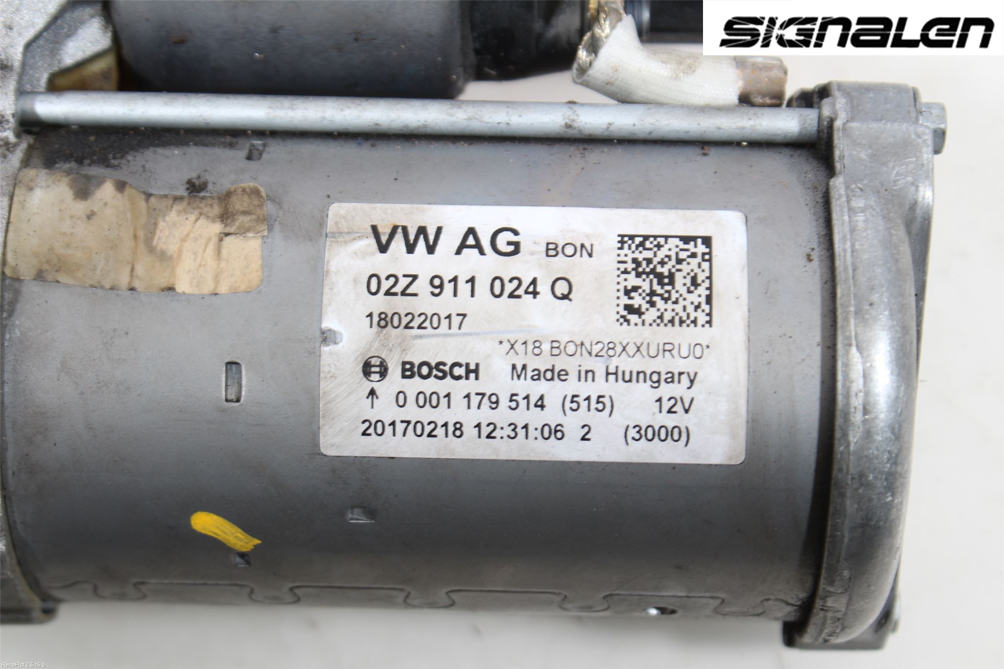 Volkswagen VW GOLF / E-GOLF VII 13-20 Startmotor