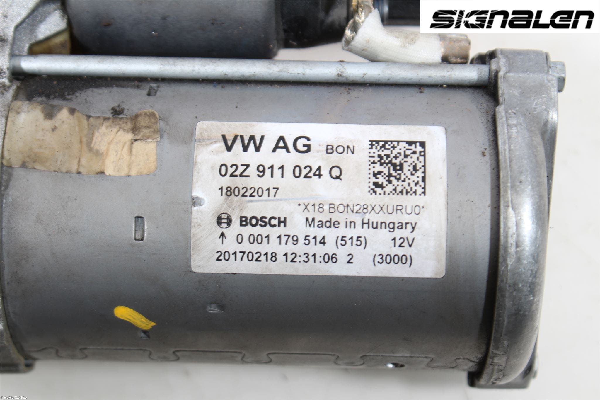 Volkswagen VW GOLF / E-GOLF VII 13-20 Startmotor
