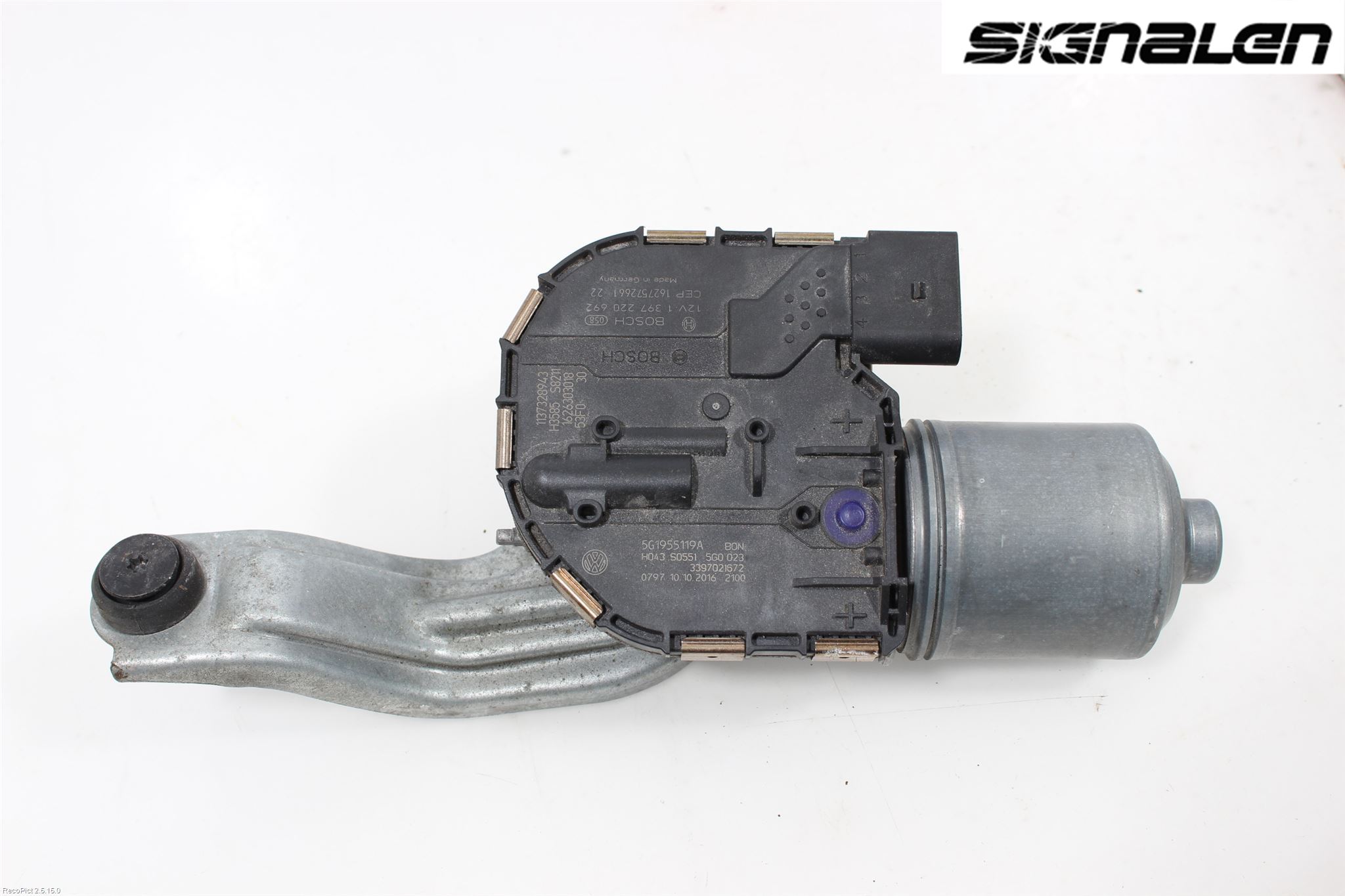 Volkswagen VW GOLF / E-GOLF VII 13-20 Torkarmotor Vindruta