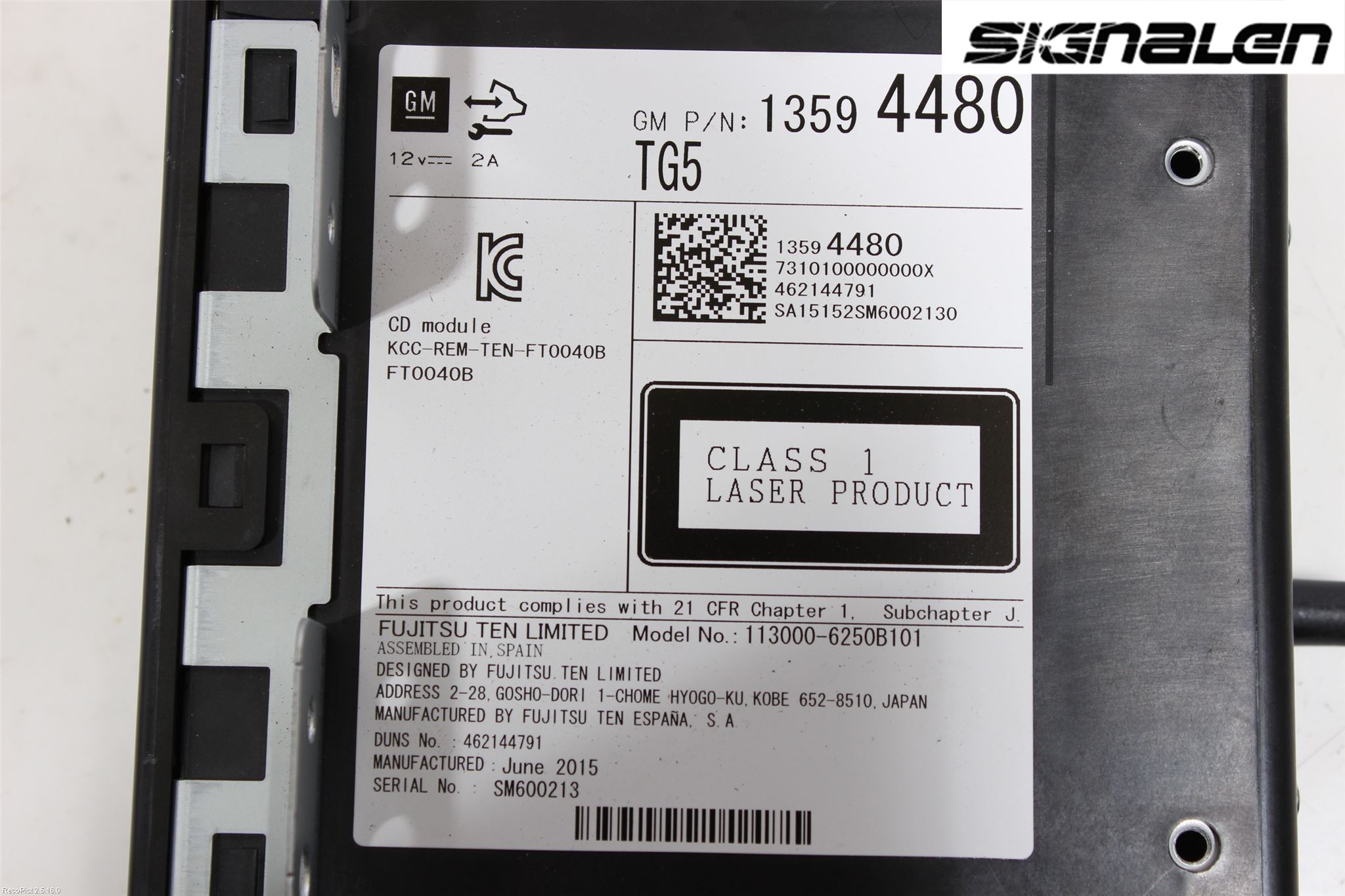 Opel INSIGNIA 09-16 Radio