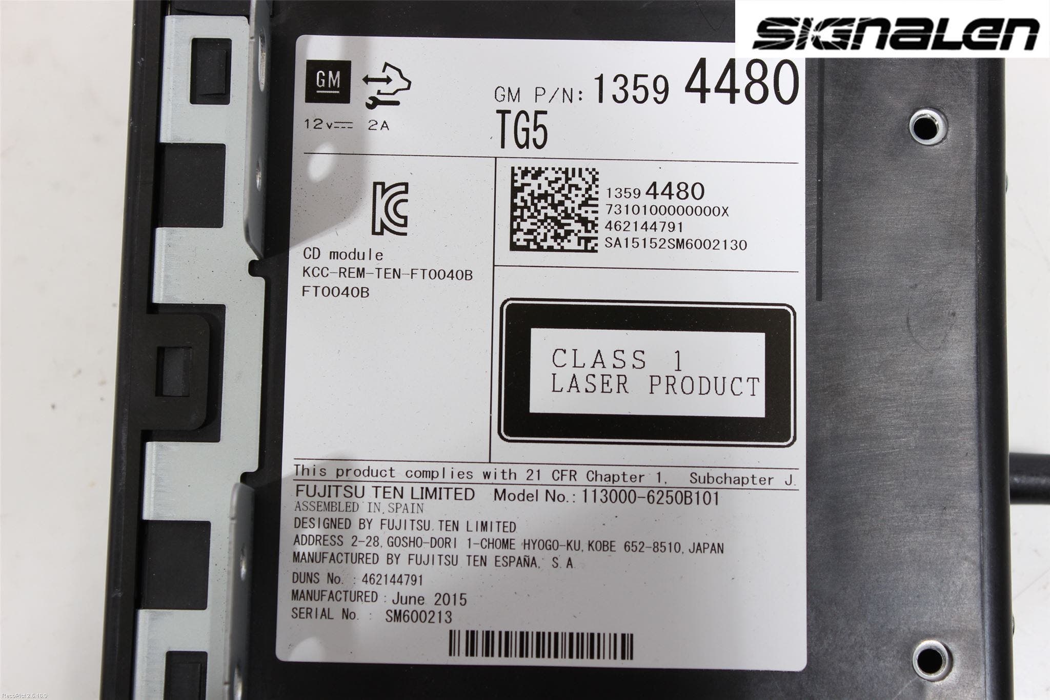 Opel INSIGNIA 09-16 Radio