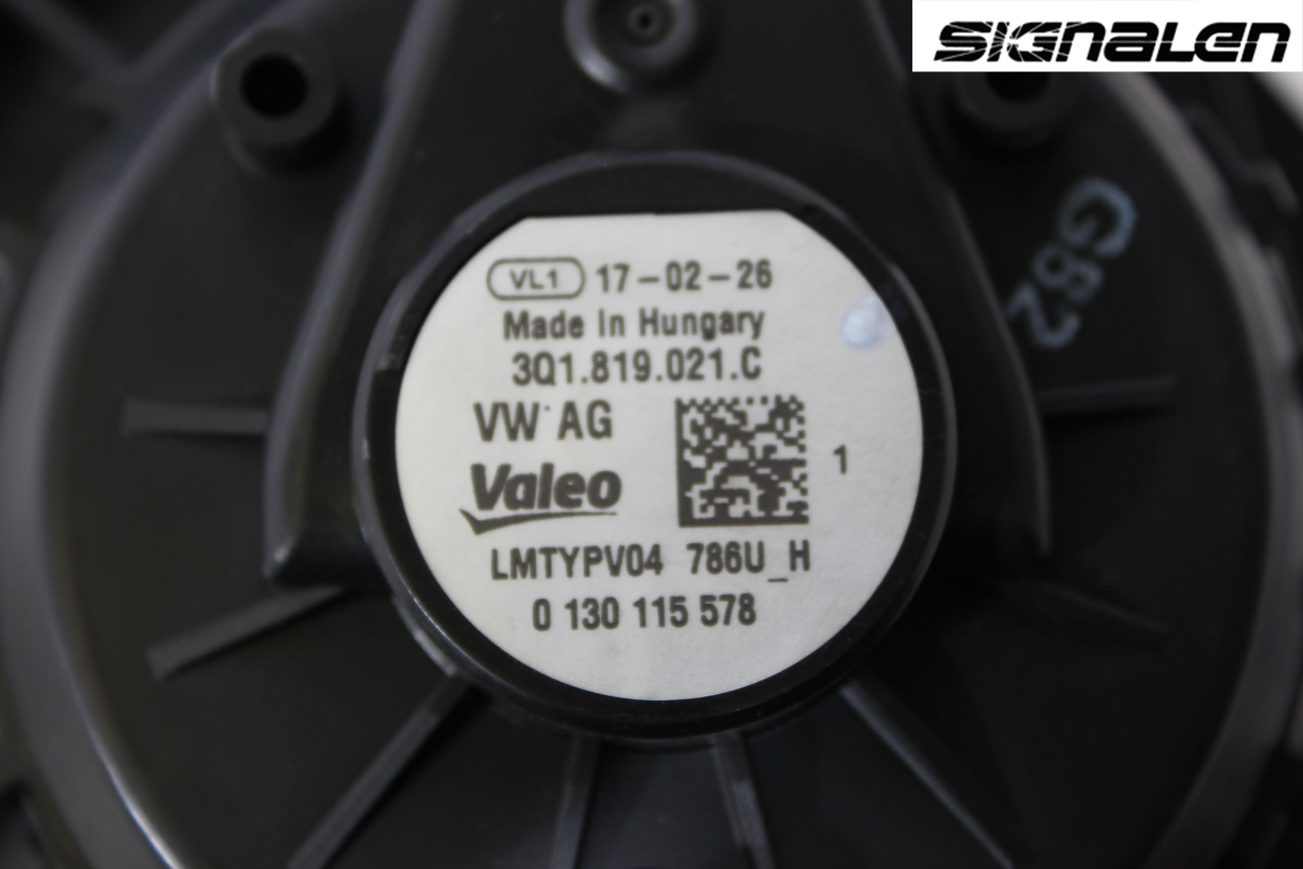 Volkswagen VW TIGUAN 16-24 Värmefläkt