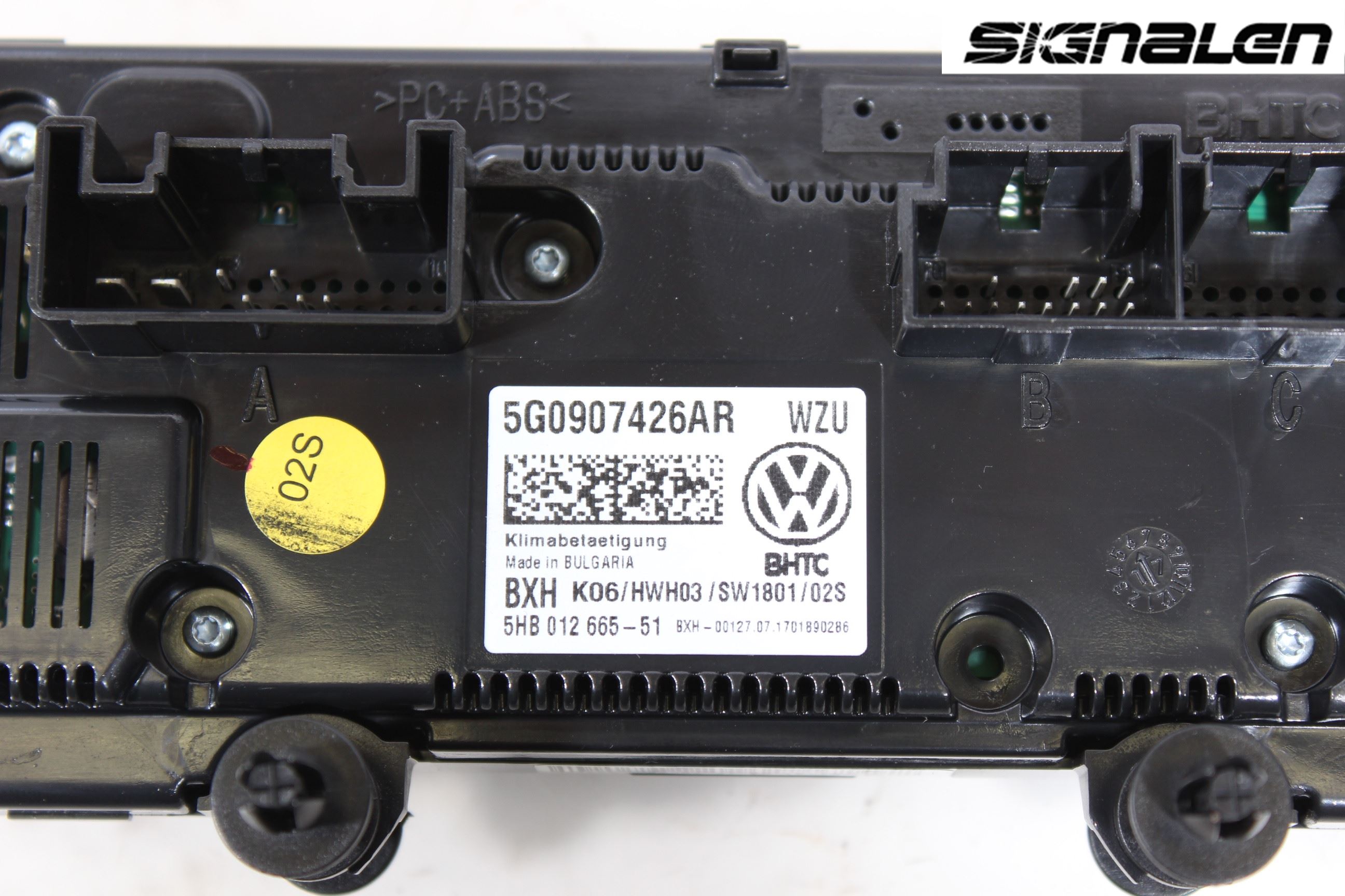 Volkswagen VW GOLF SPORTSVAN 15-20 Ac Styrenhet Ac Manöveren