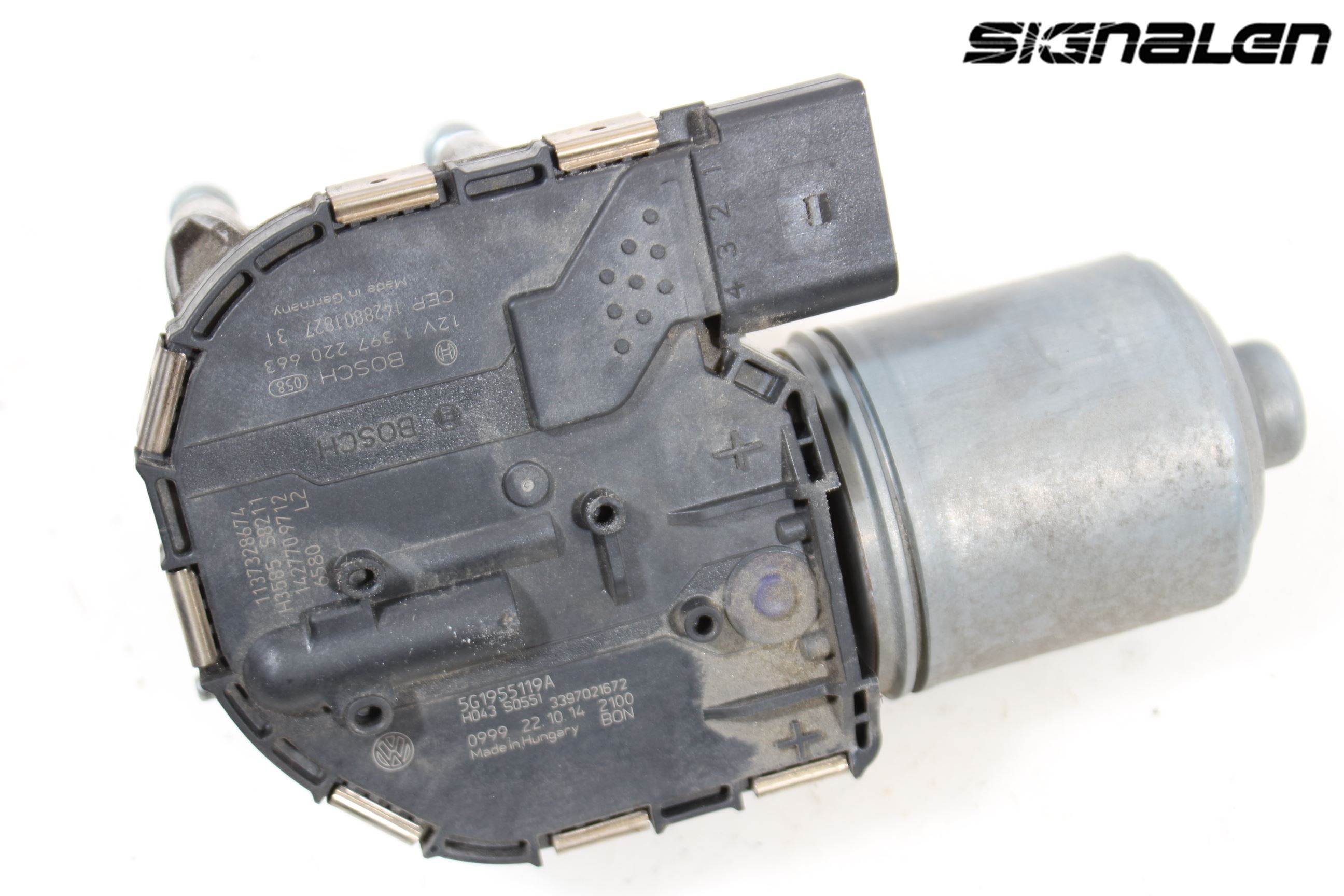Volkswagen VW GOLF / E-GOLF VII 13-20 Torkarmotor Vindruta