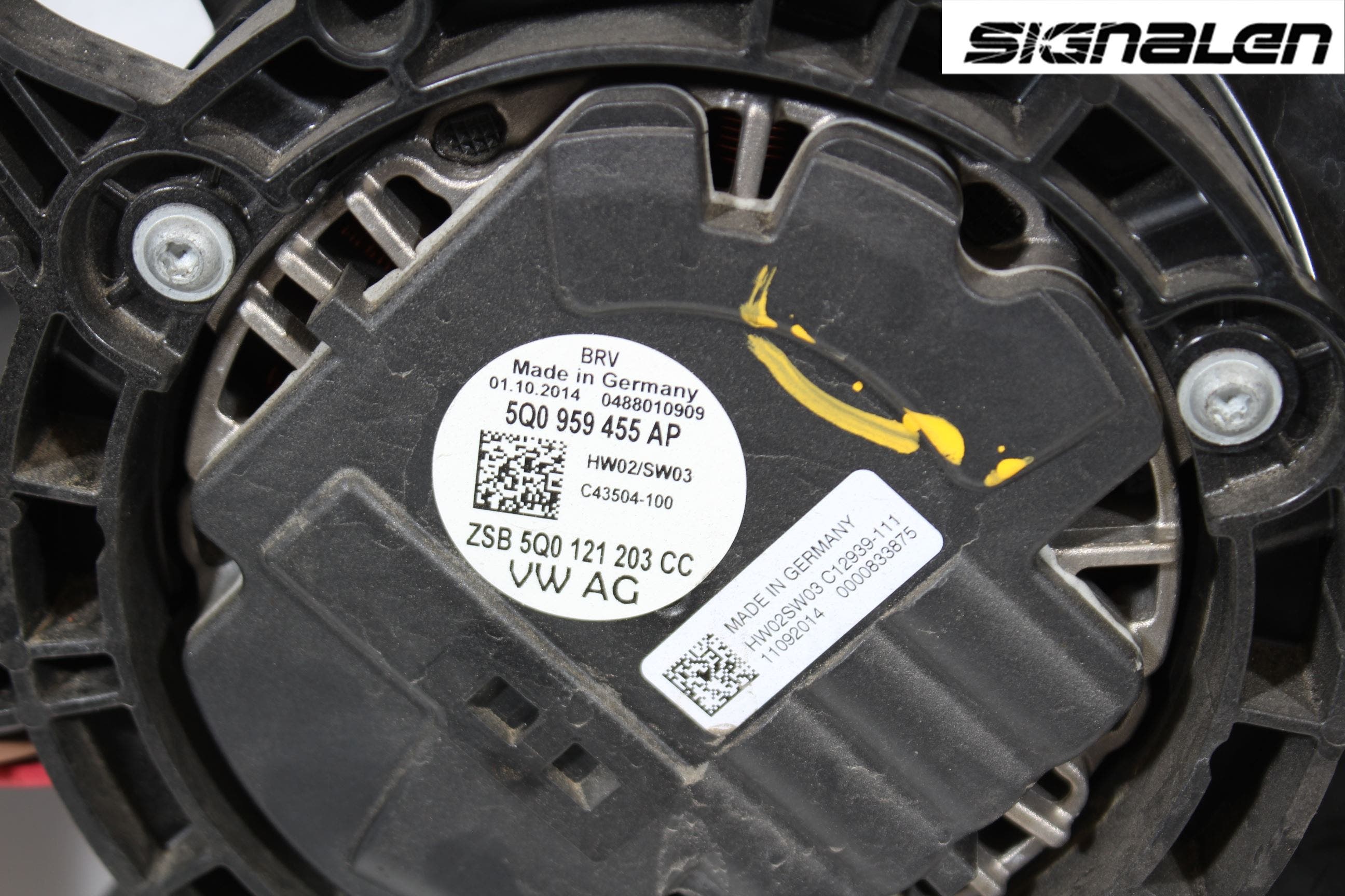 Volkswagen VW GOLF / E-GOLF VII 13-20 Kylfläkt El