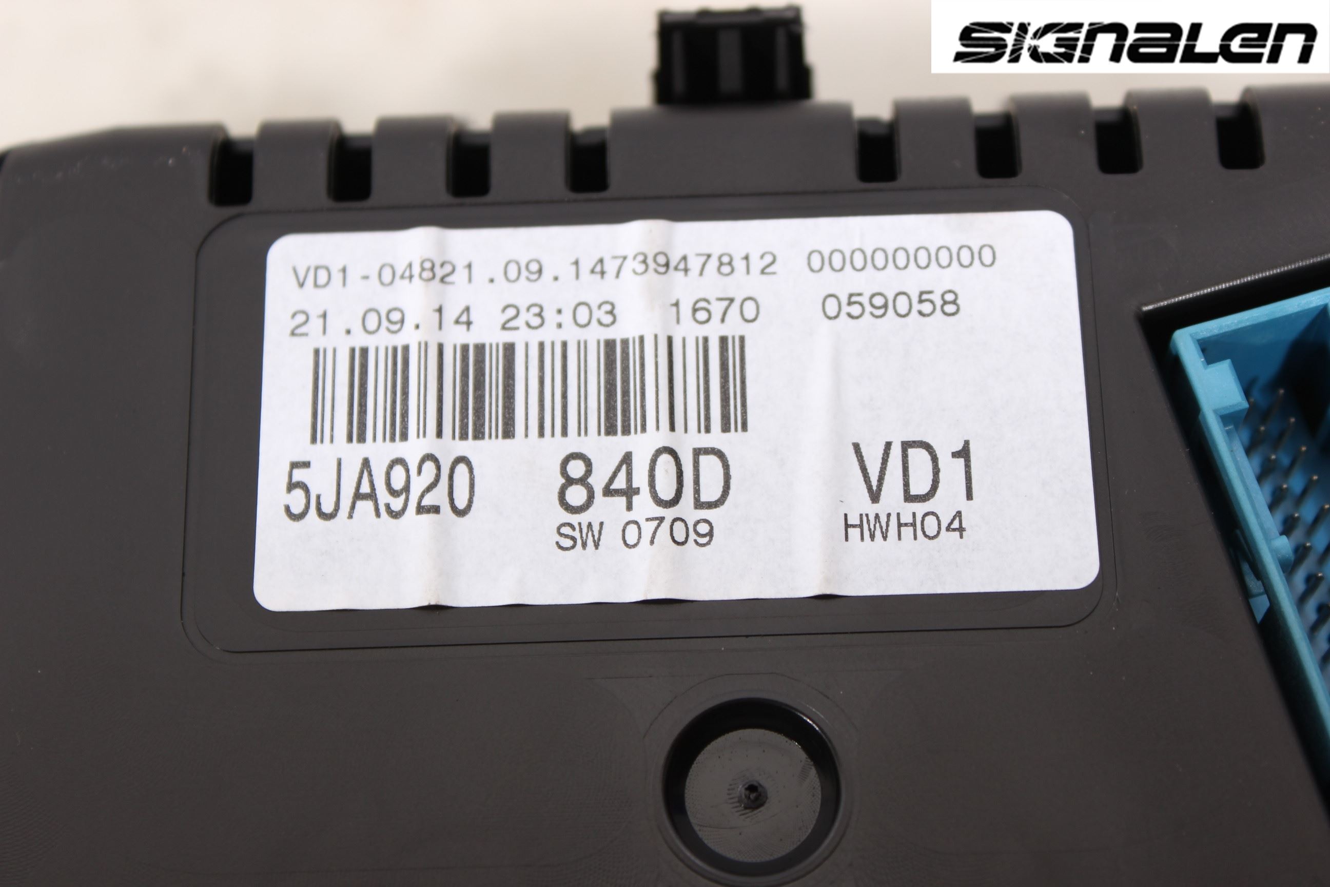 Skoda RAPID Instrument Komb