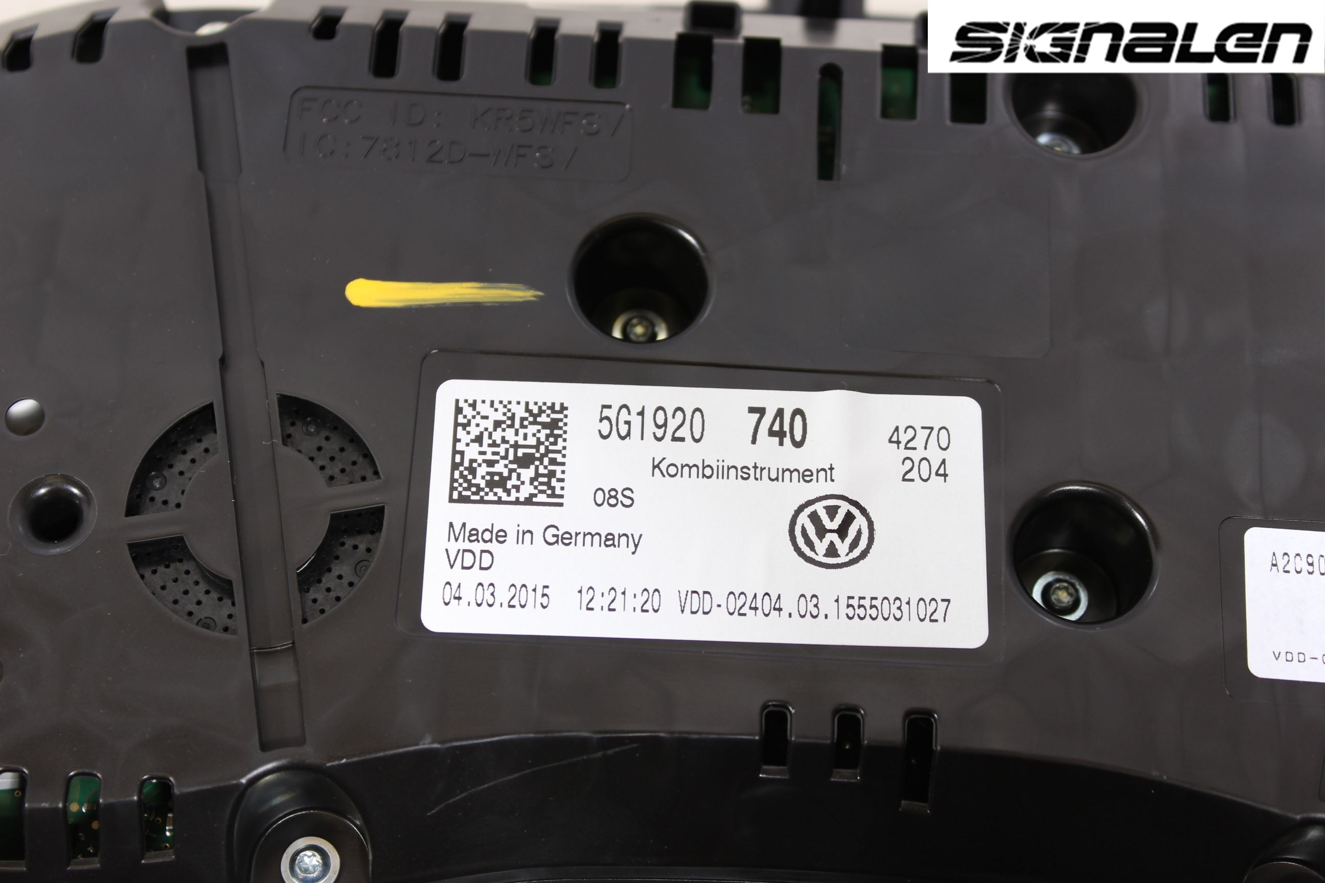 Volkswagen VW GOLF / E-GOLF VII 13-20 Instrument Komb