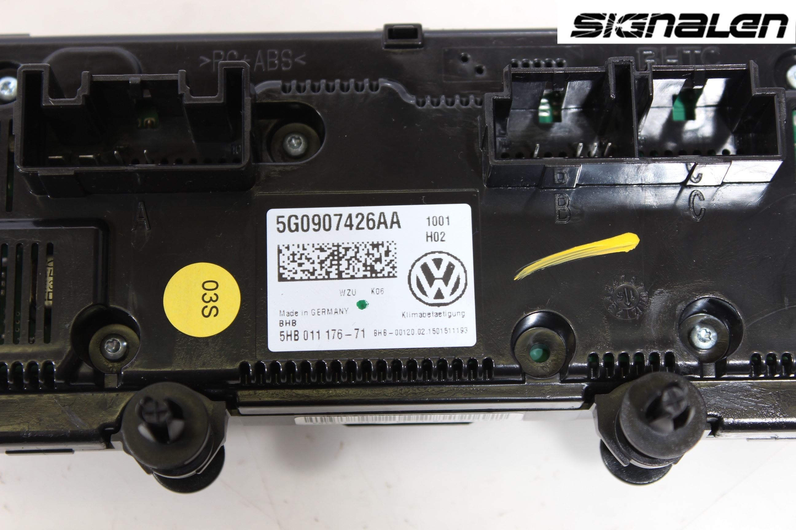 Volkswagen VW GOLF / E-GOLF VII 13-20 Ac Styrenhet Ac Manöveren