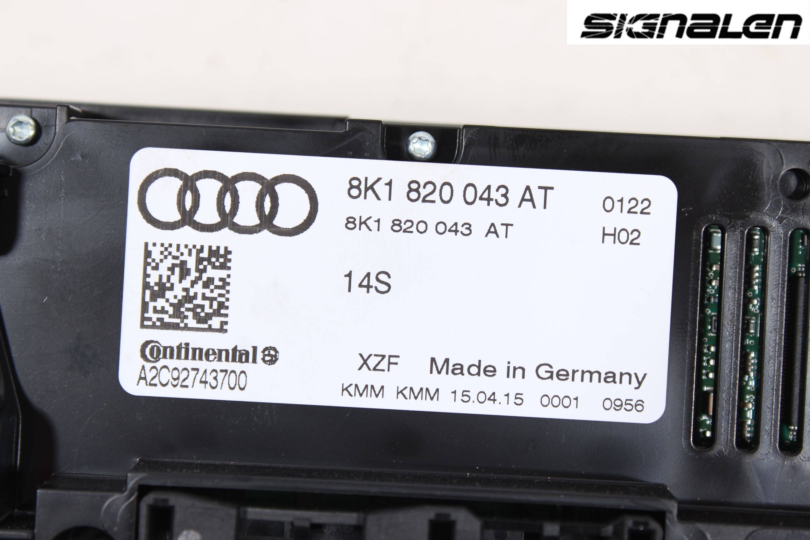 Audi Q5 09-16 Ac Styrenhet Ac Manöveren