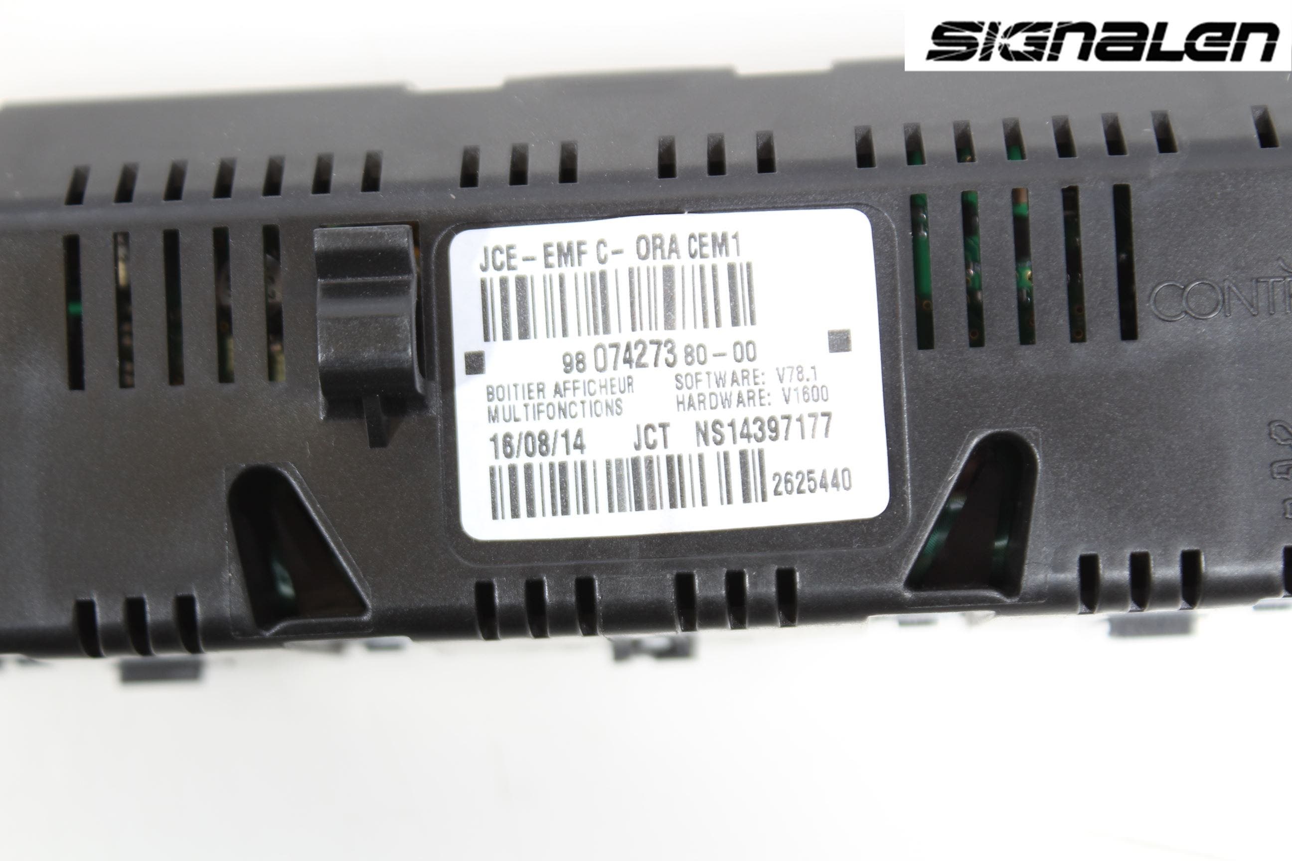 Peugeot PARTNER 08-15 Färddator