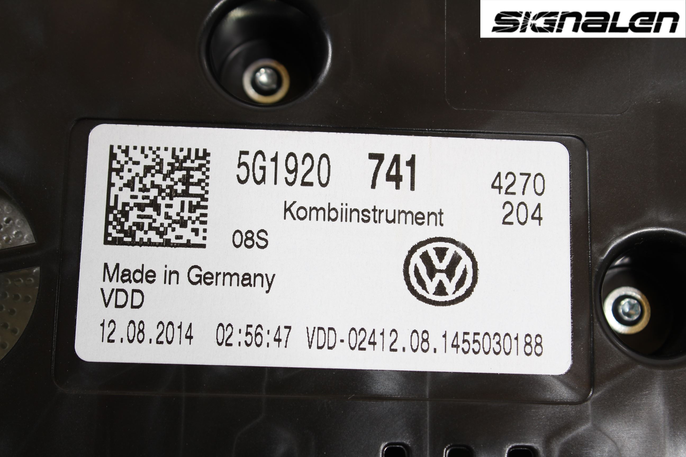 Volkswagen VW GOLF / E-GOLF VII 13-20 Instrument Komb