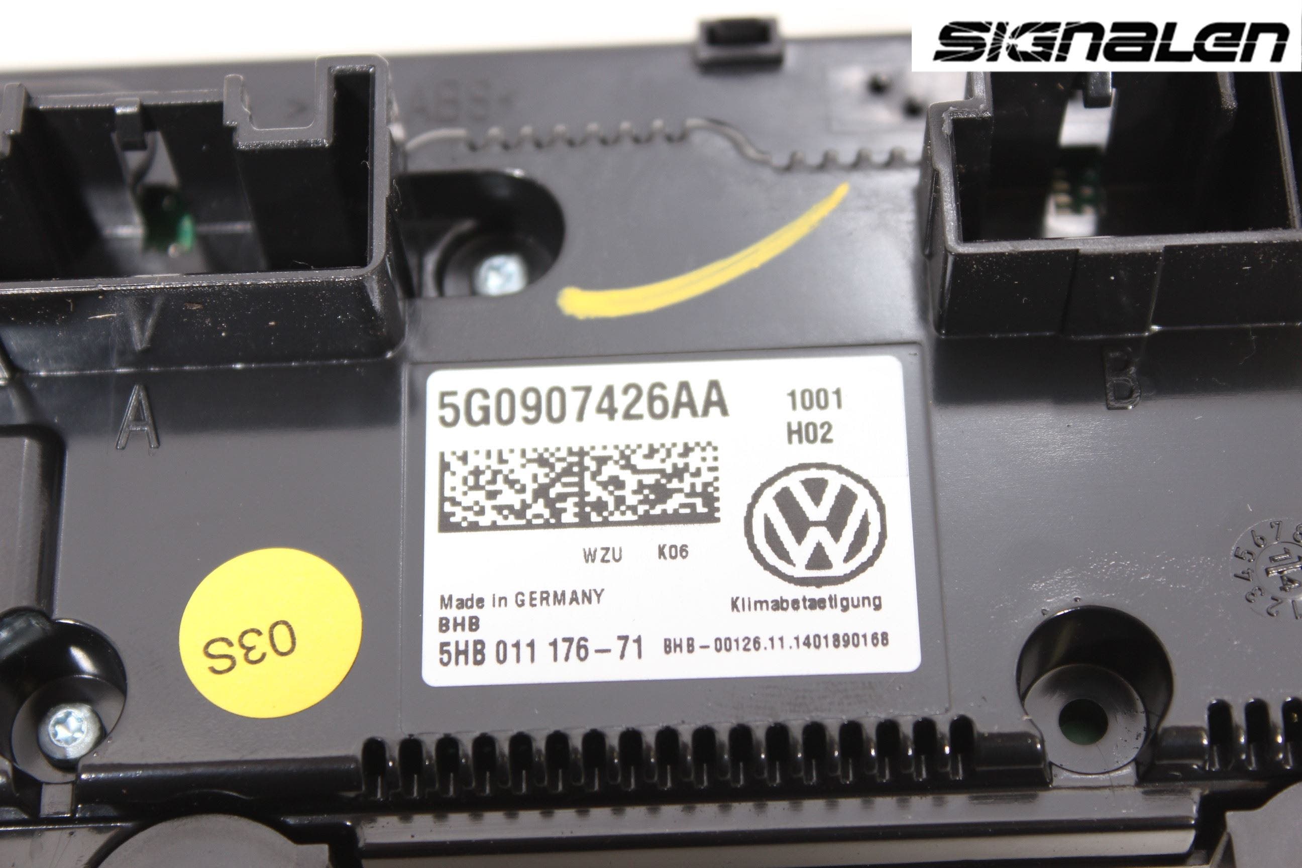 Volkswagen VW GOLF / E-GOLF VII 13-20 Ac Styrenhet Ac Manöveren