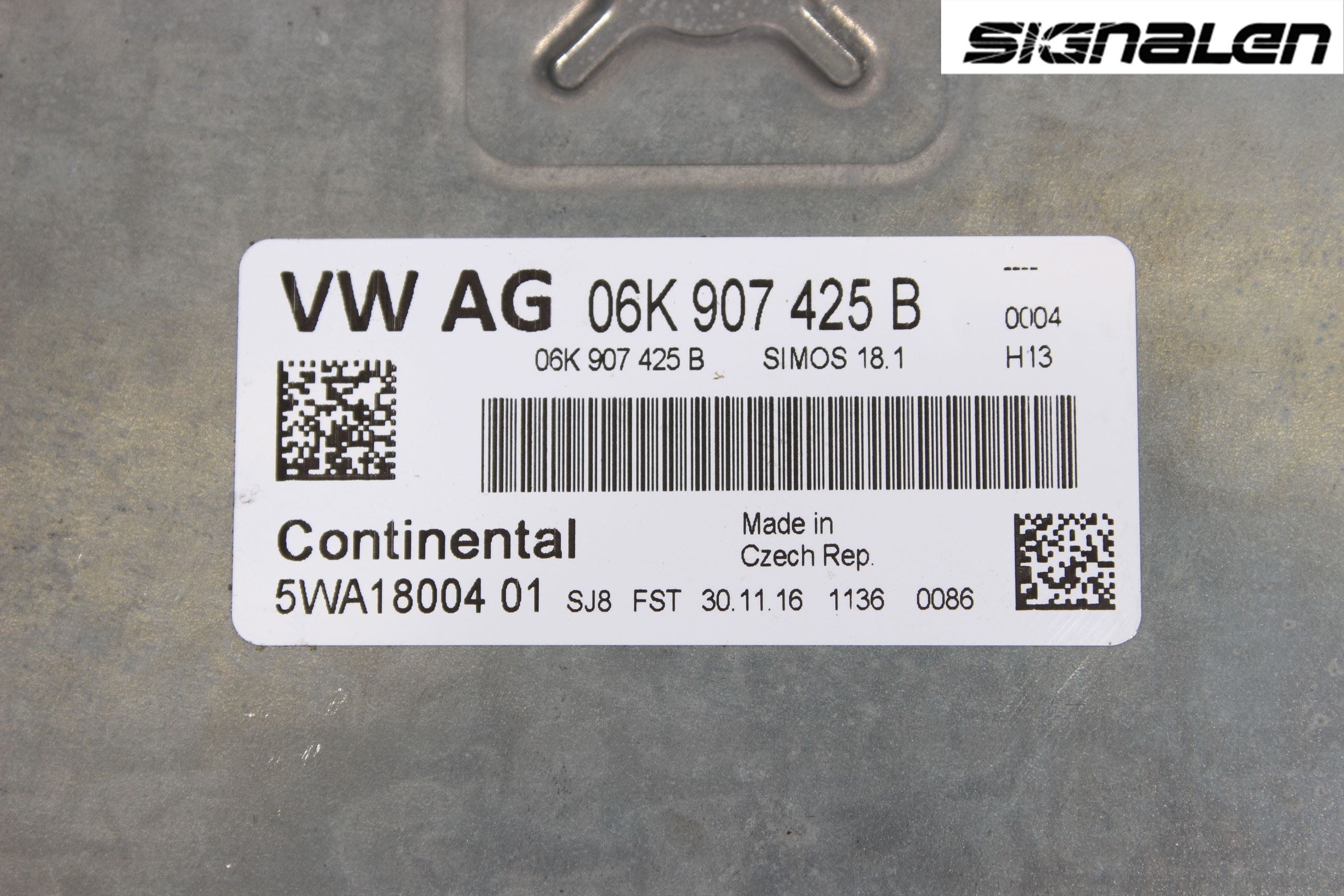 Volkswagen VW GOLF / E-GOLF VII 13-20 Styrenhet Insprut Bensin