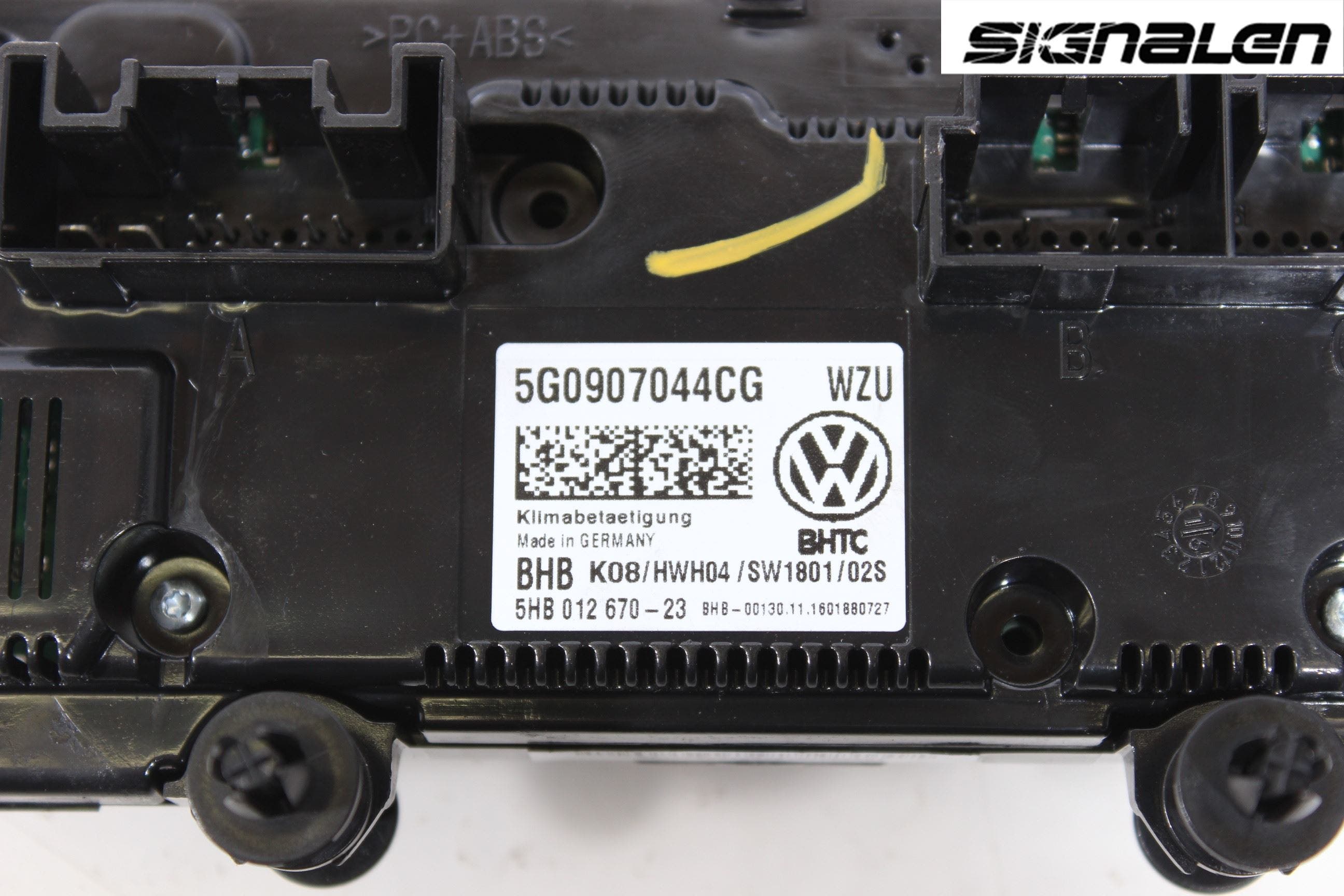 Volkswagen VW GOLF / E-GOLF VII 13-20 Ac Styrenhet Ac Manöveren