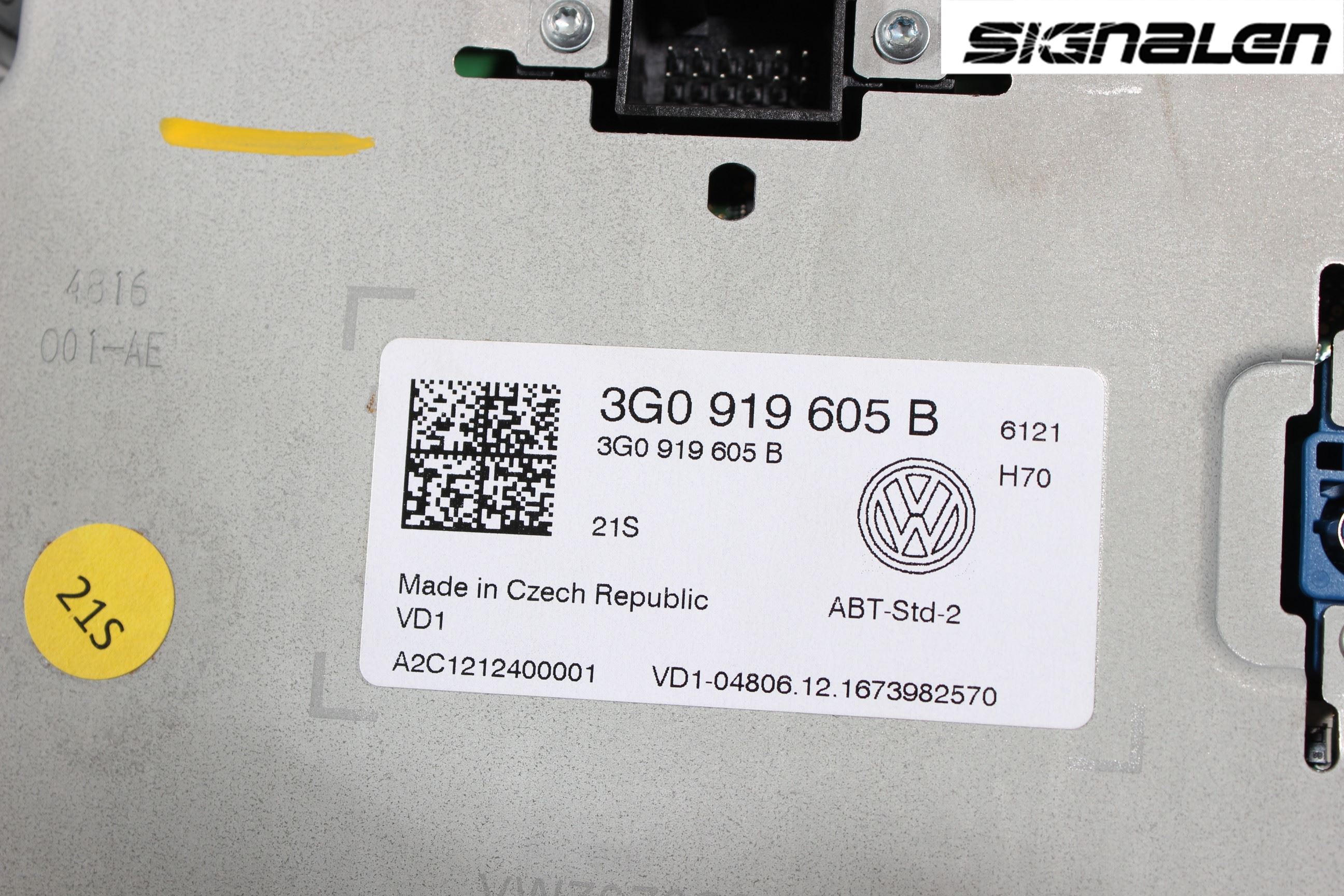 Volkswagen VW GOLF / E-GOLF VII 13-20 Multifunktionsdisplay