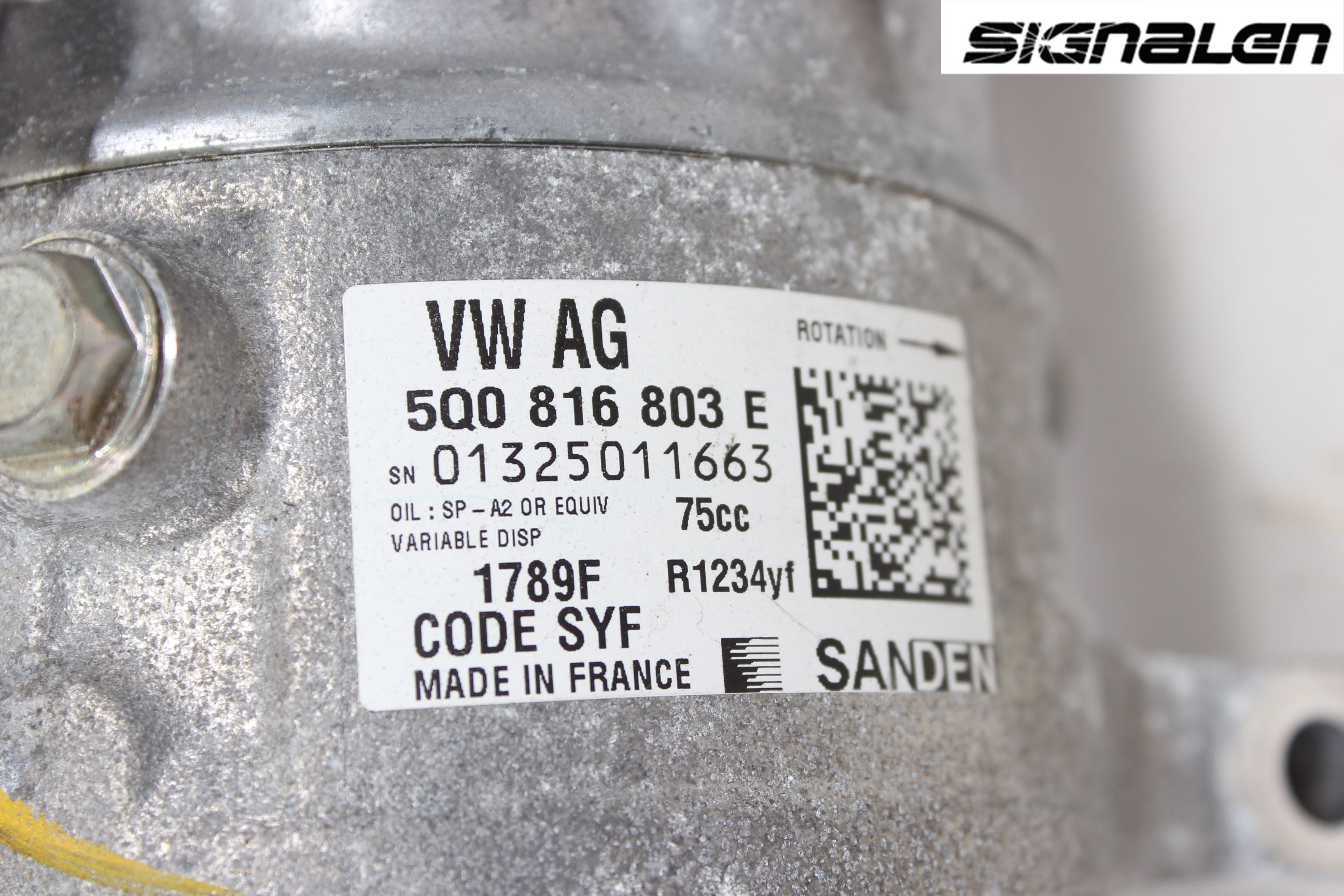 Volkswagen VW GOLF / E-GOLF VII 13-20 Ac Kompressor