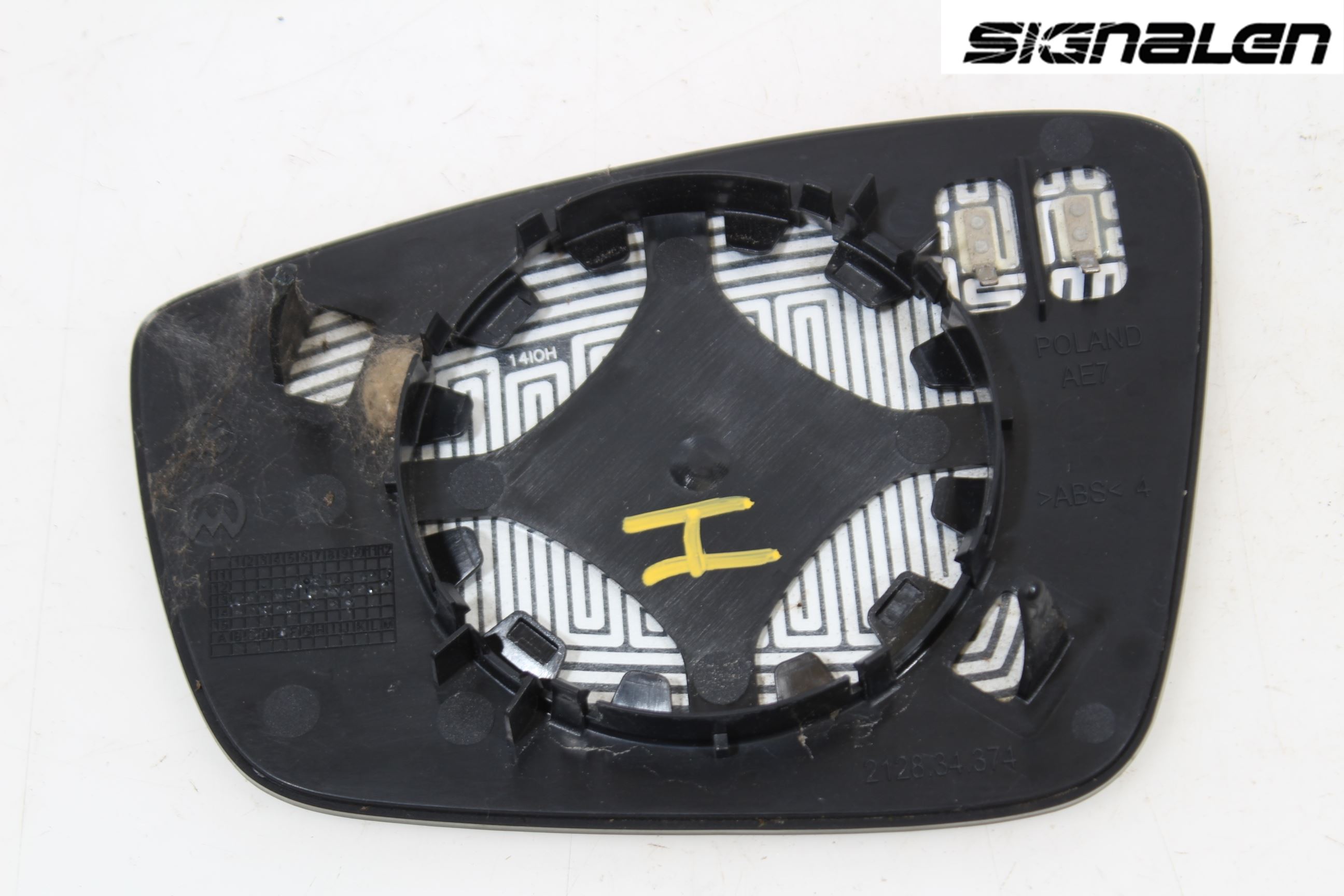 Skoda RAPID Spegelglas Hö