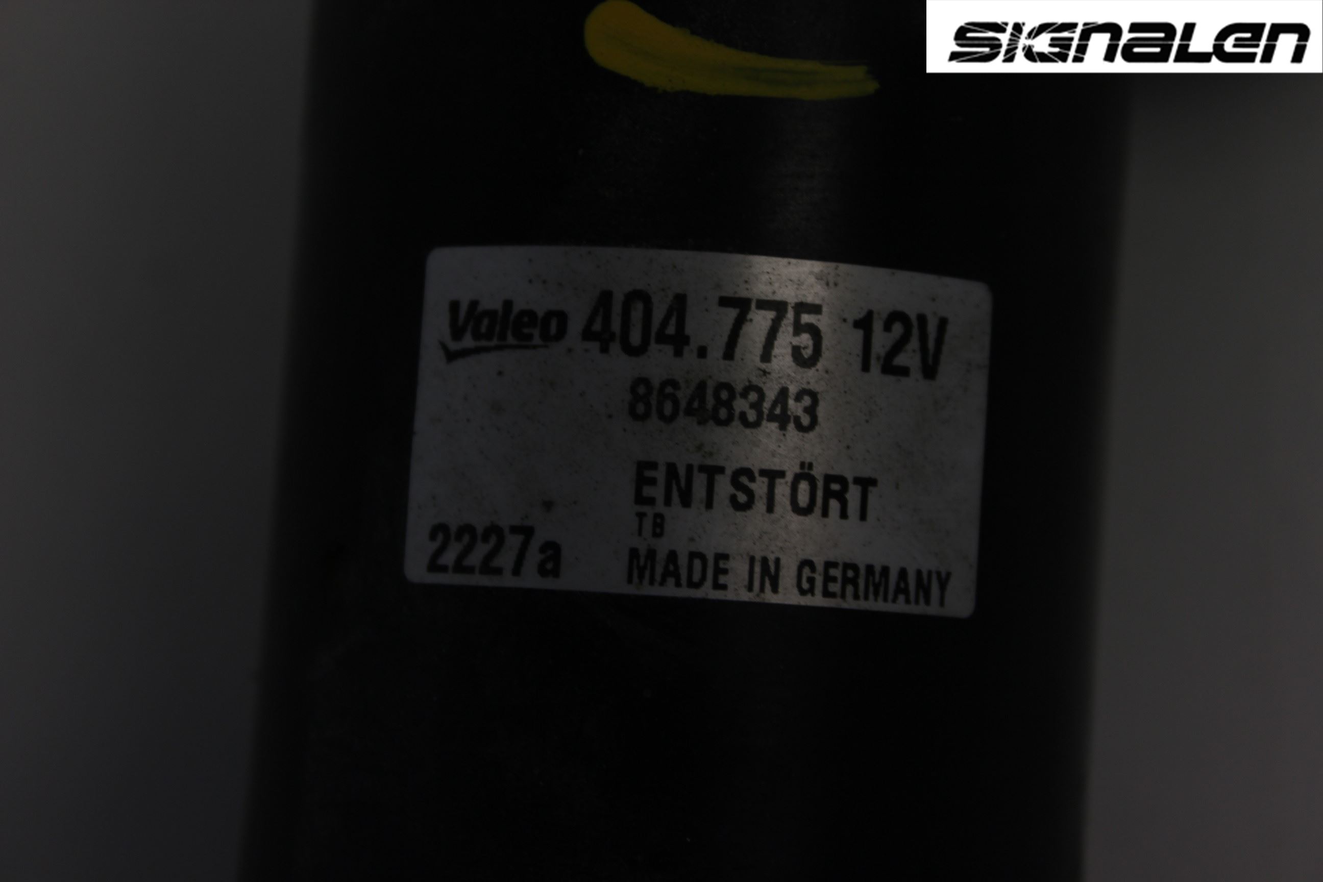 Volvo S60 05-10 Torkarmotor Vindruta