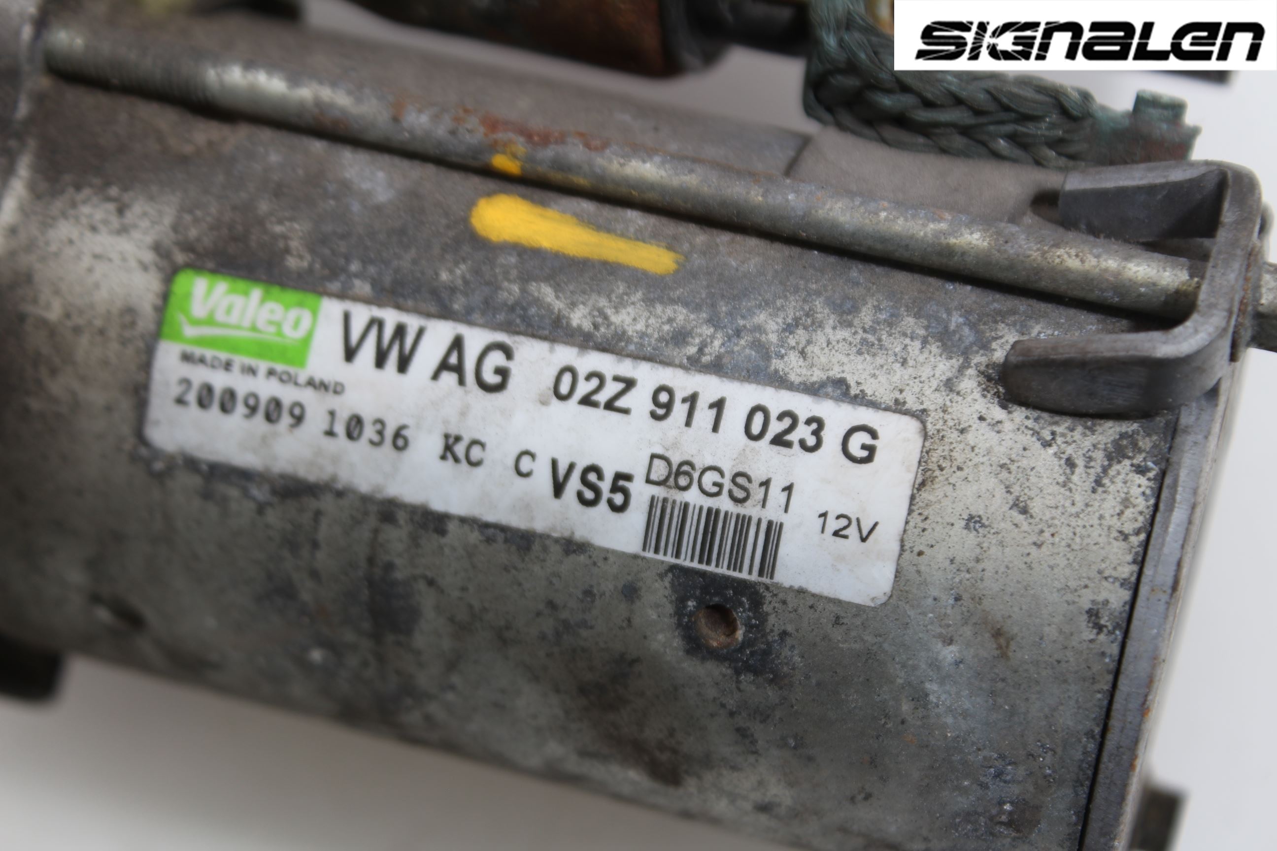 Volkswagen VW GOLF VI 09-13 Startmotor