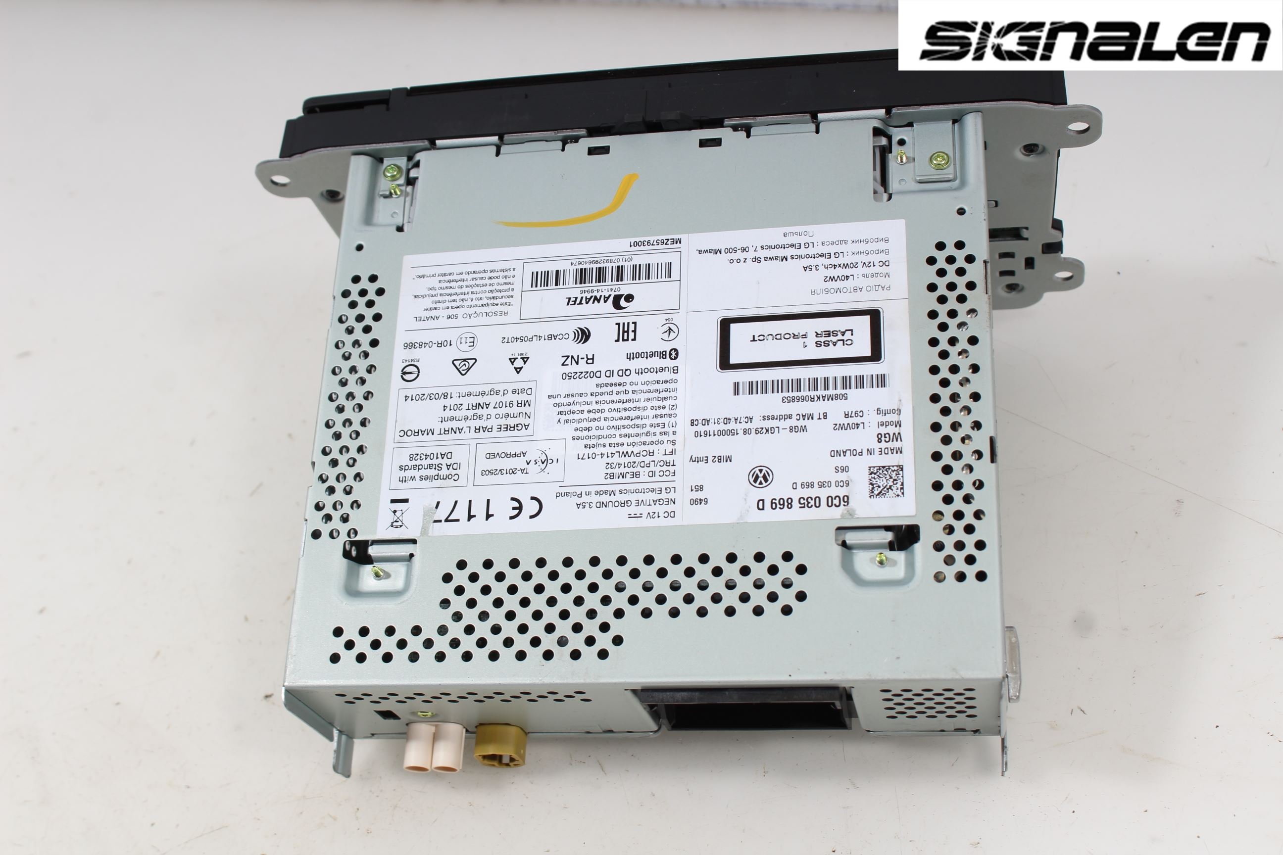 Volkswagen VW POLO 10-17 Radio
