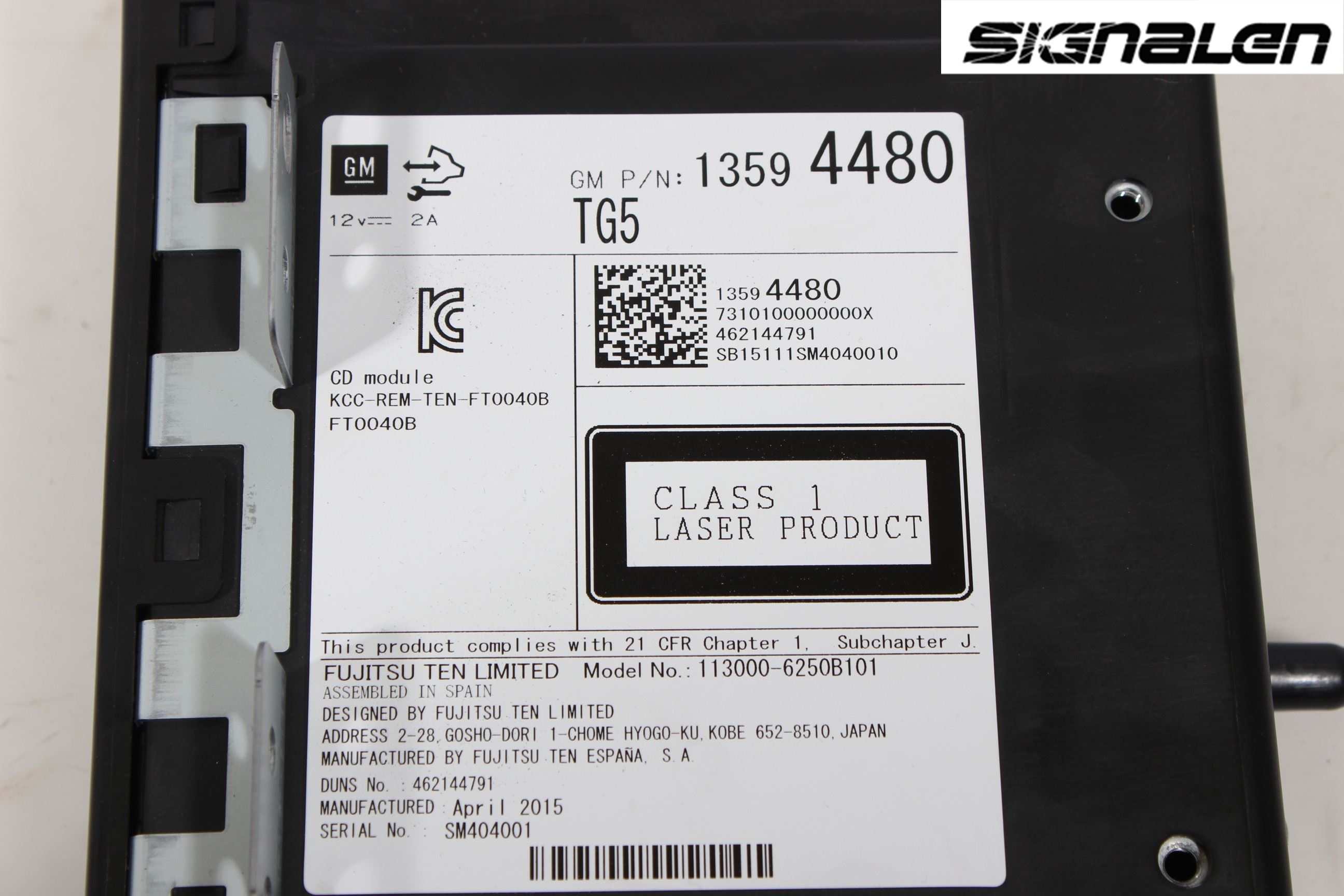 Opel INSIGNIA 09-16 Radio