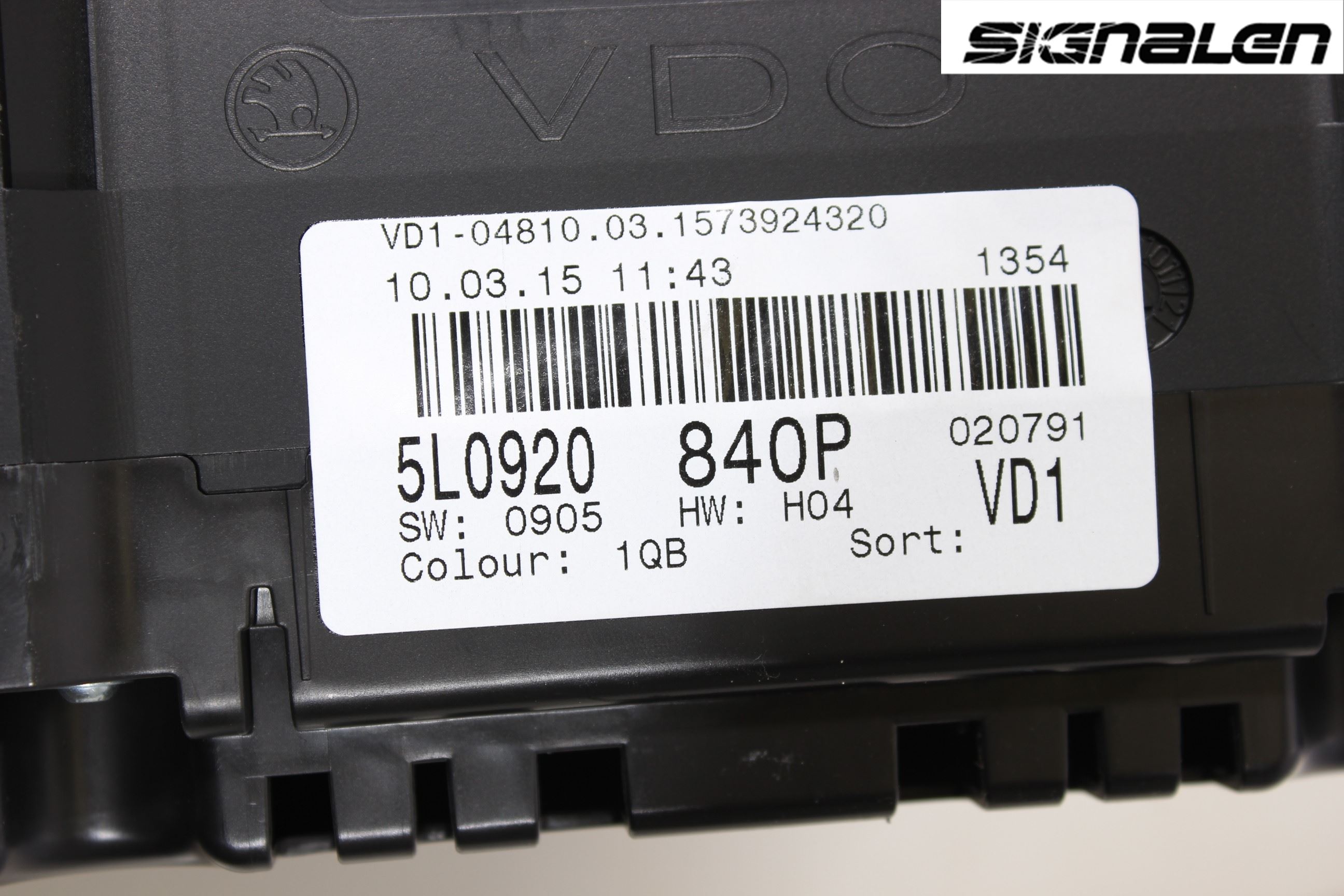 Skoda YETI Instrument Komb