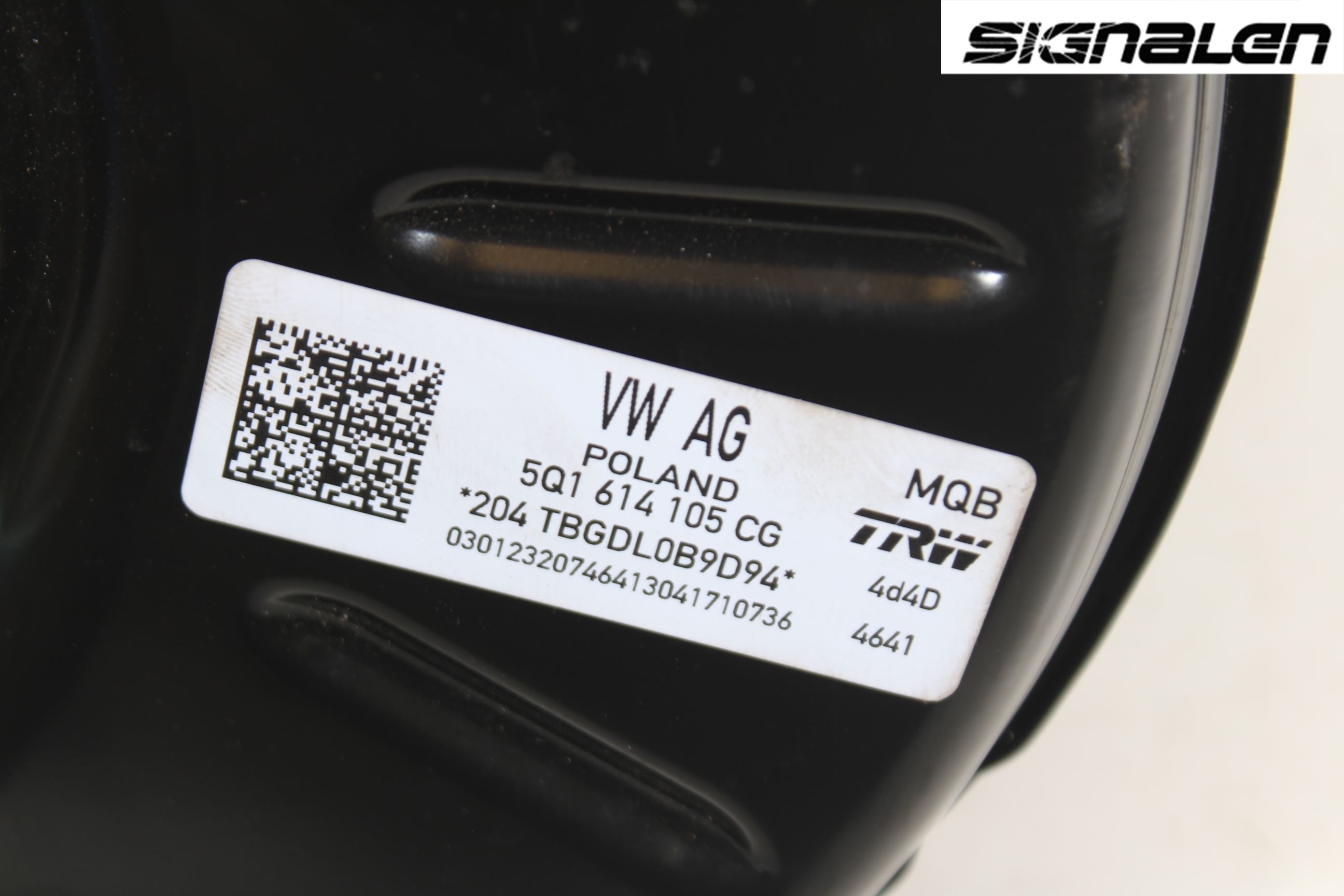 Volkswagen VW GOLF / E-GOLF VII 13-20 Bromsservo