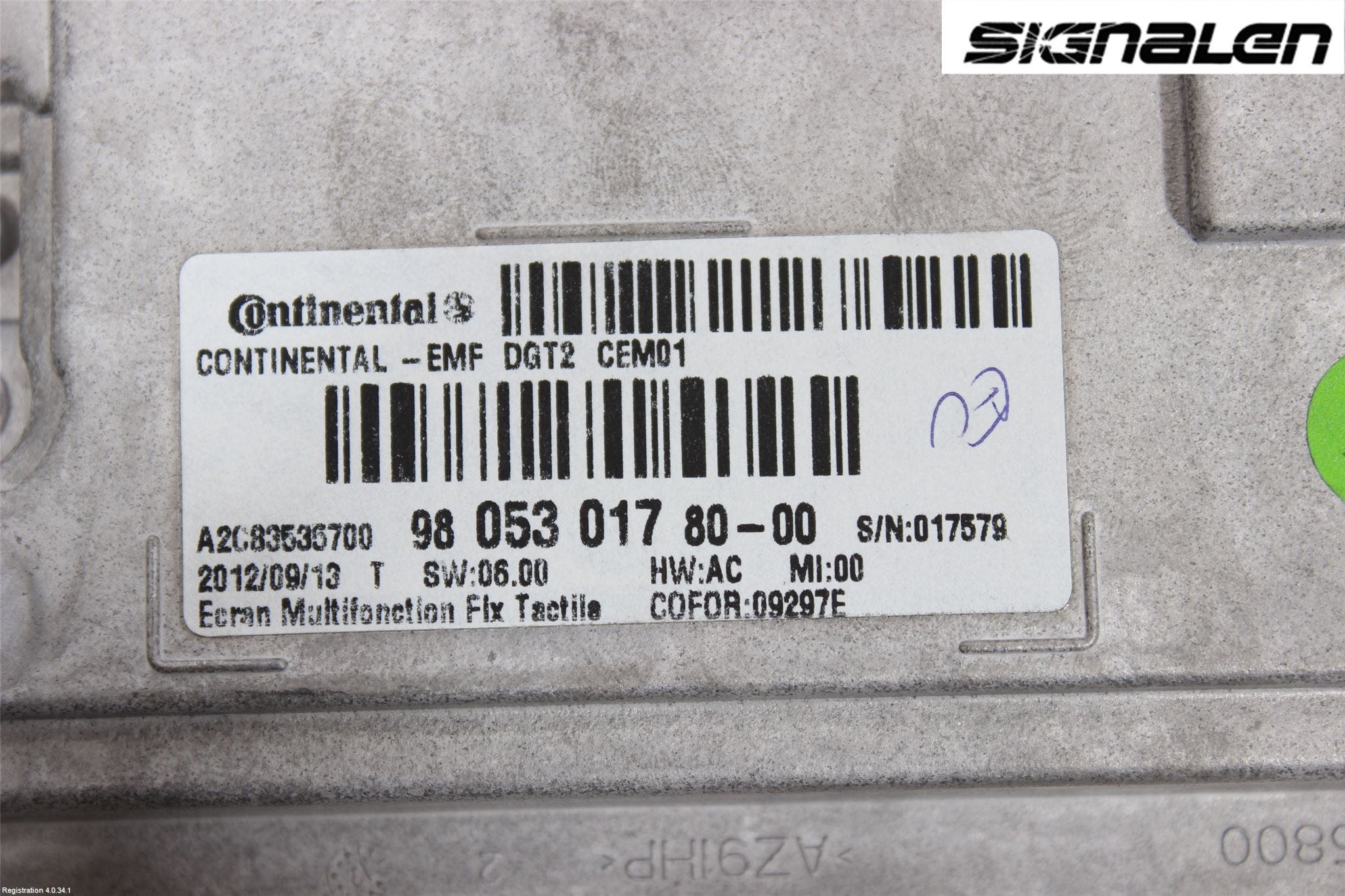 Peugeot 208 12-15 Färddator