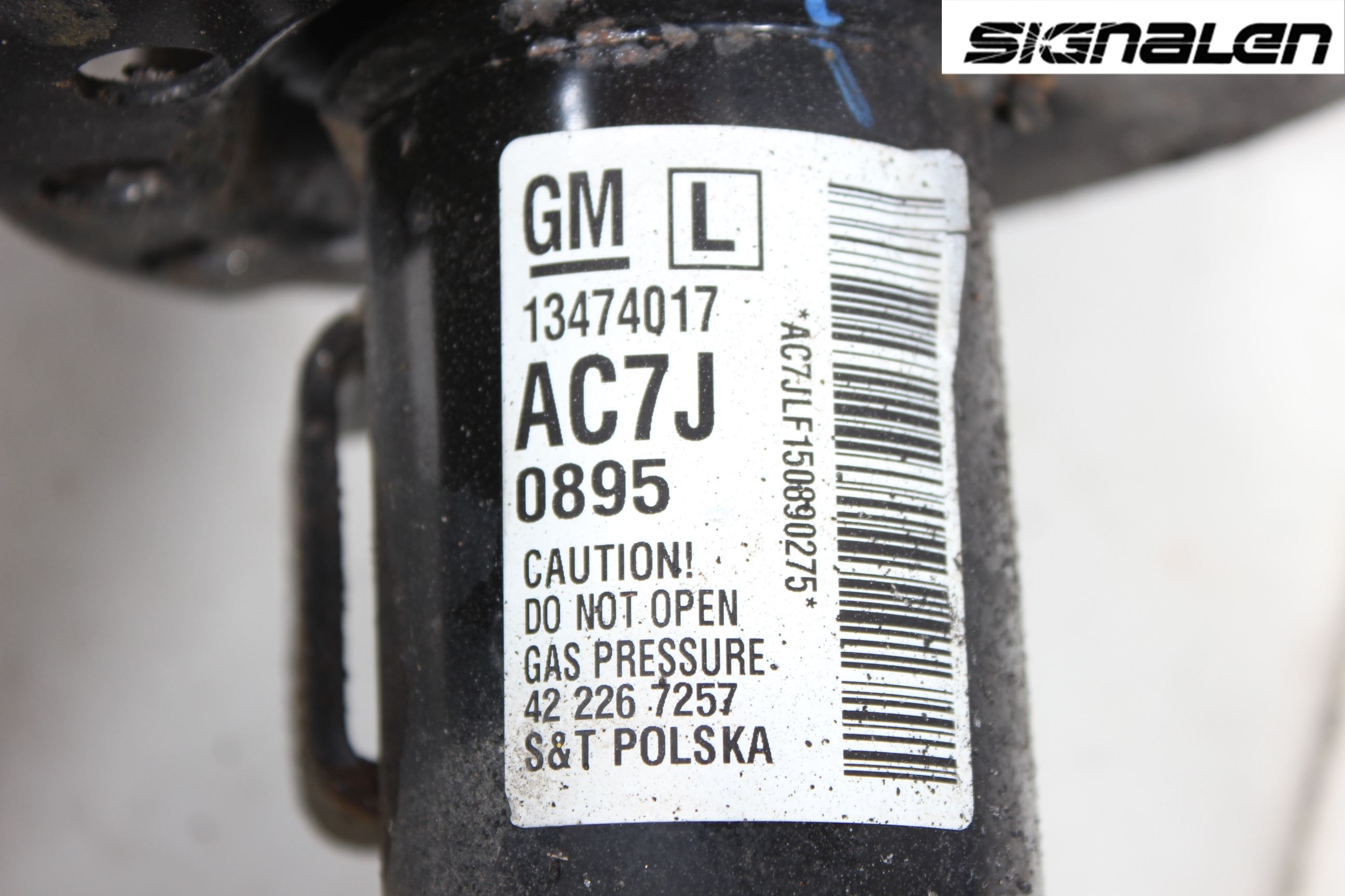 Opel ASTRA J 10-15 Fjäderben Fram Vänster