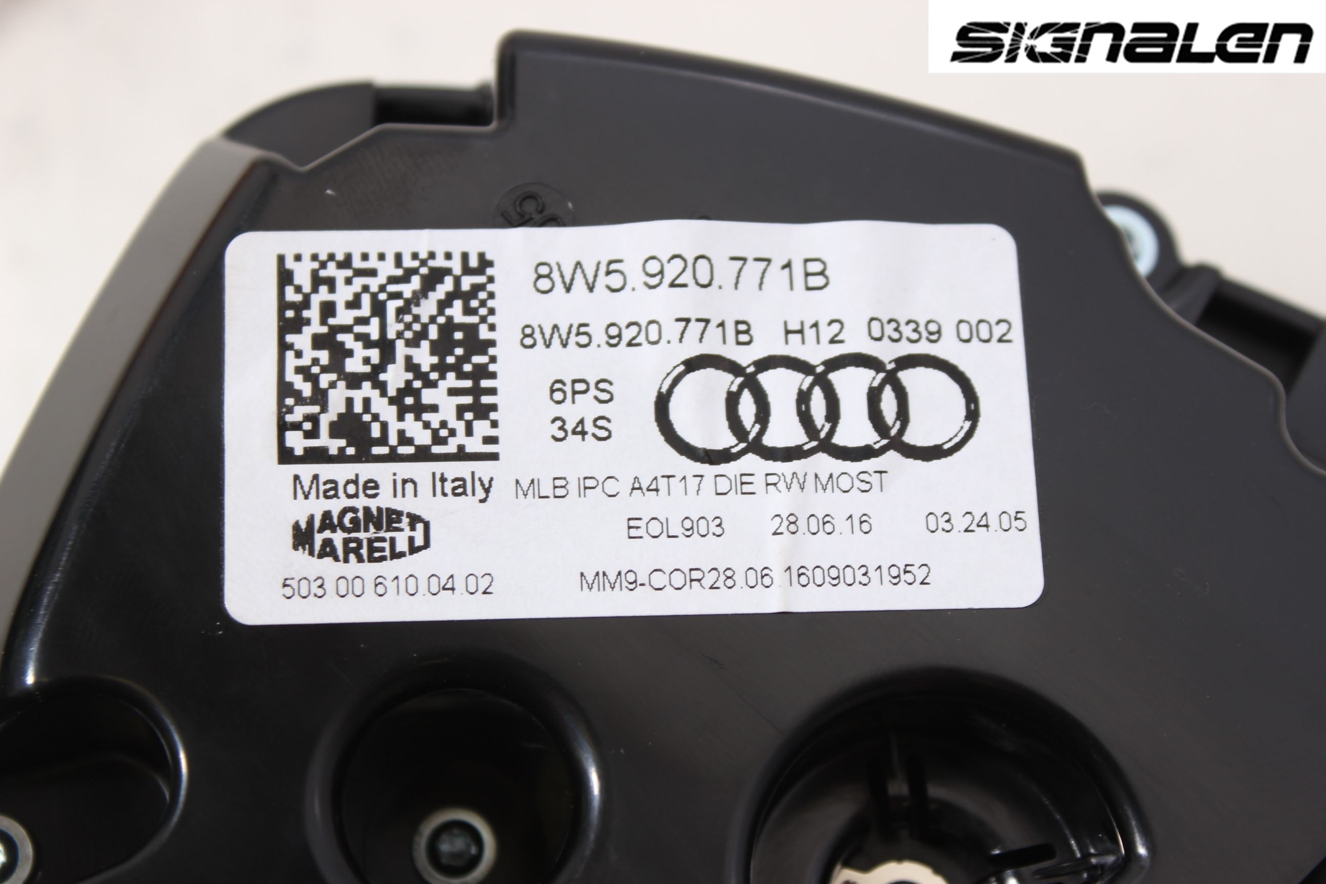 Audi A4/S4 B9 16-19 Instrument Komb