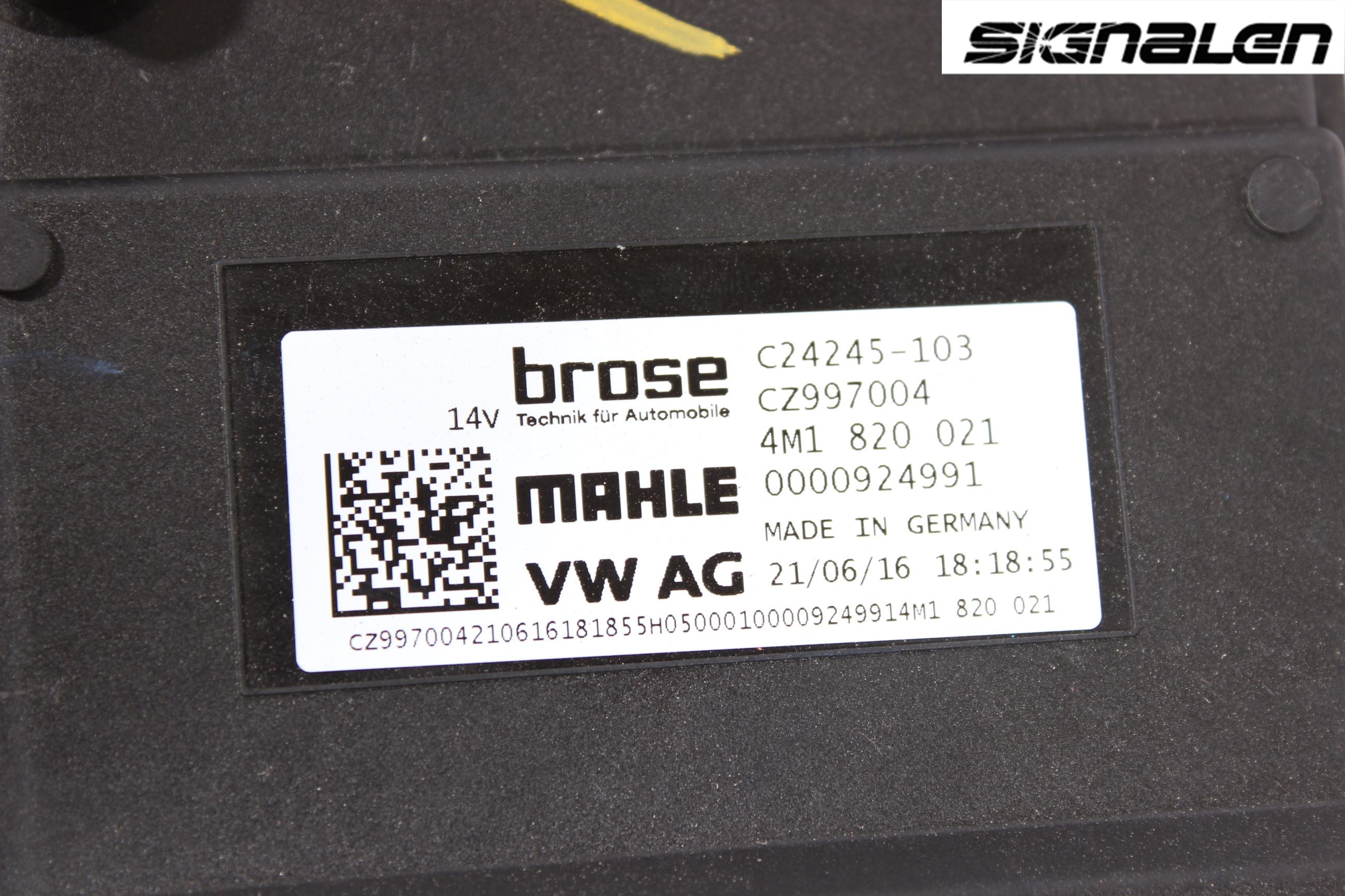 Audi A4/S4 B9 16-19 Värmefläkt