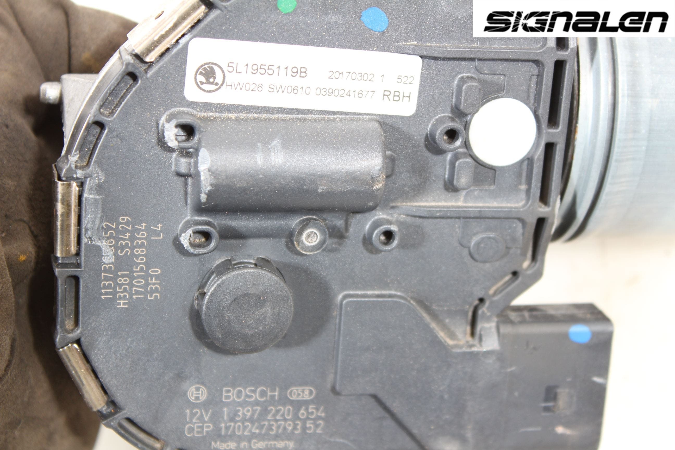 Skoda YETI Torkarmotor Vindruta