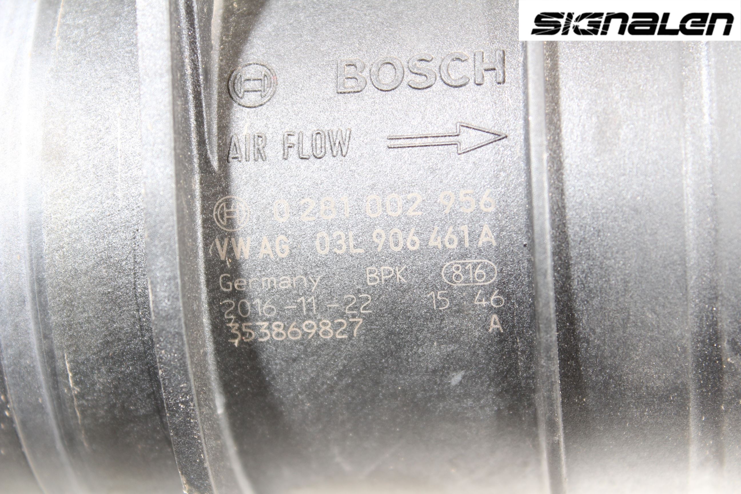 Skoda YETI Injluftmassamätare