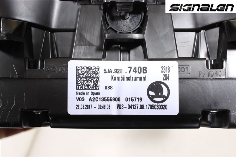 Skoda RAPID Instrument Komb