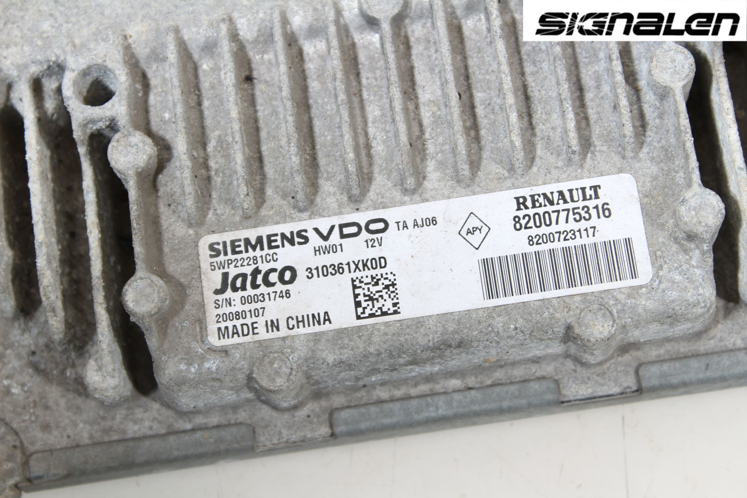 Renault LAGUNA III 08-10 Styrenhet Växellåda