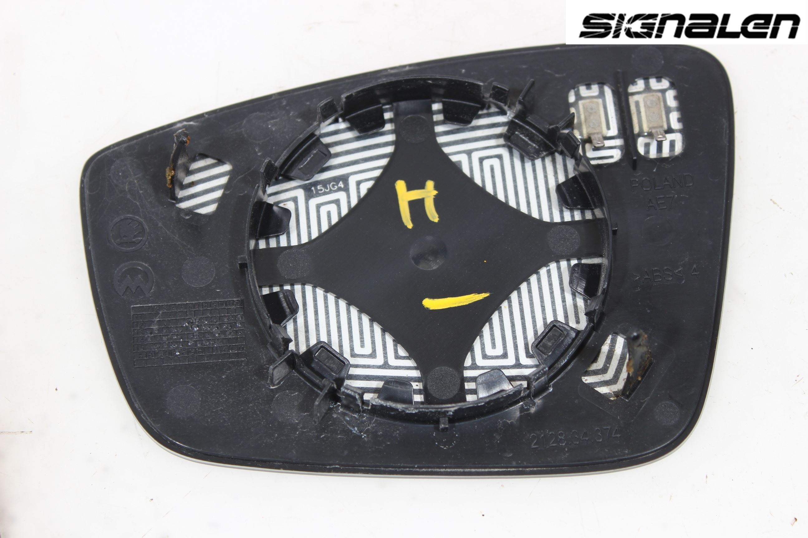 Skoda FABIA 15-21 Spegelglas Hö