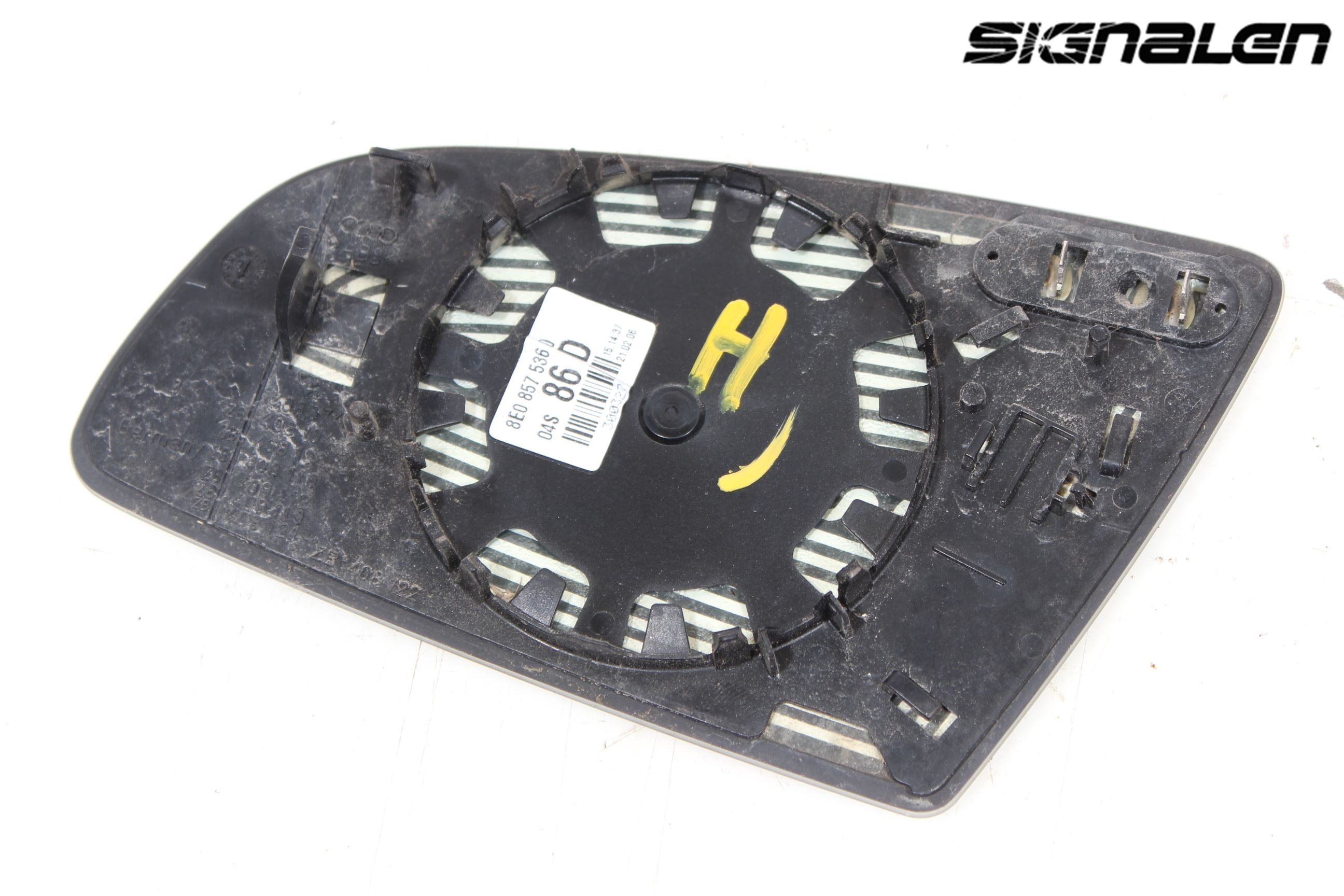 Audi A4/S4 05-07 Spegelglas Hö