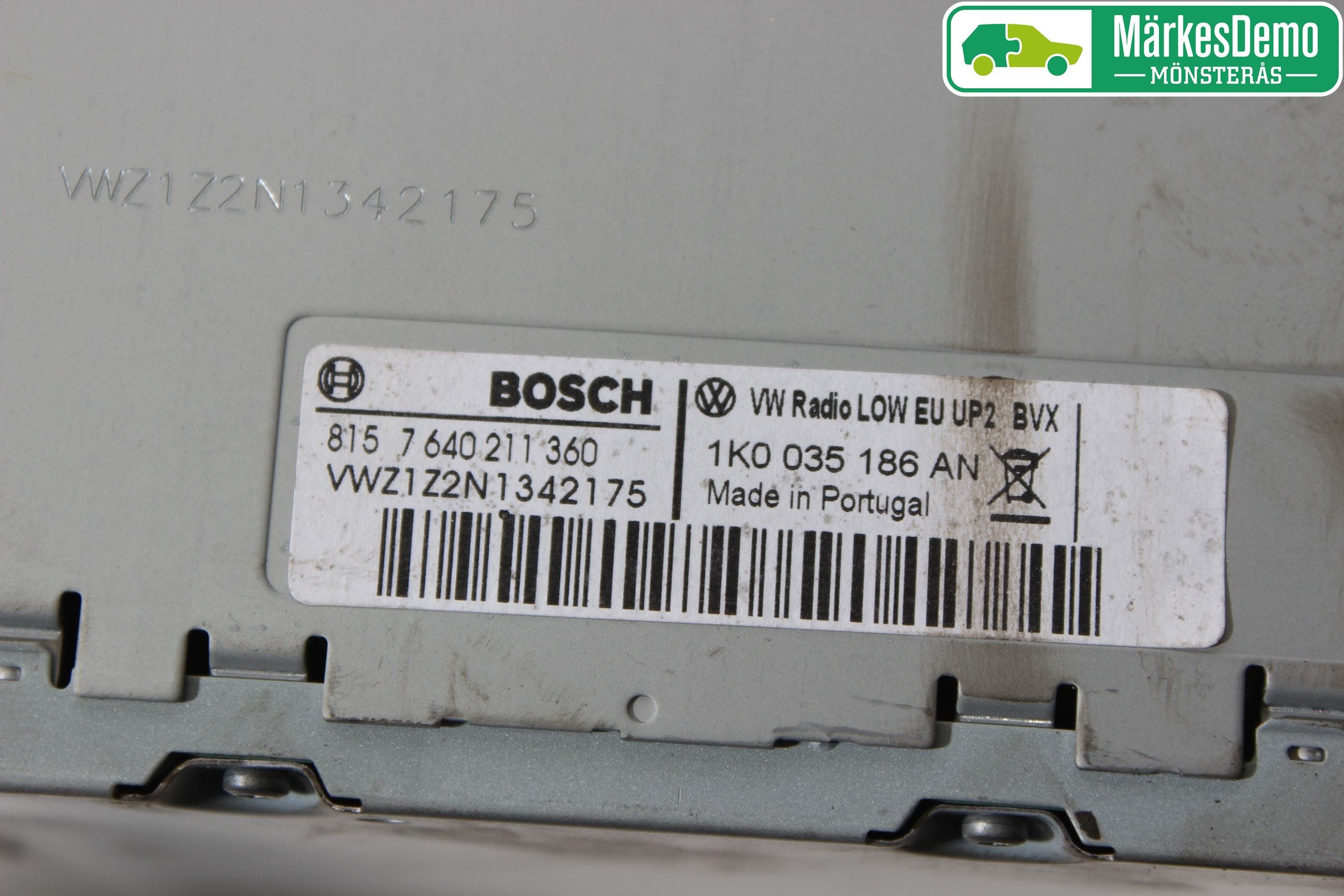 Volkswagen VW CADDY 11-15 Radio