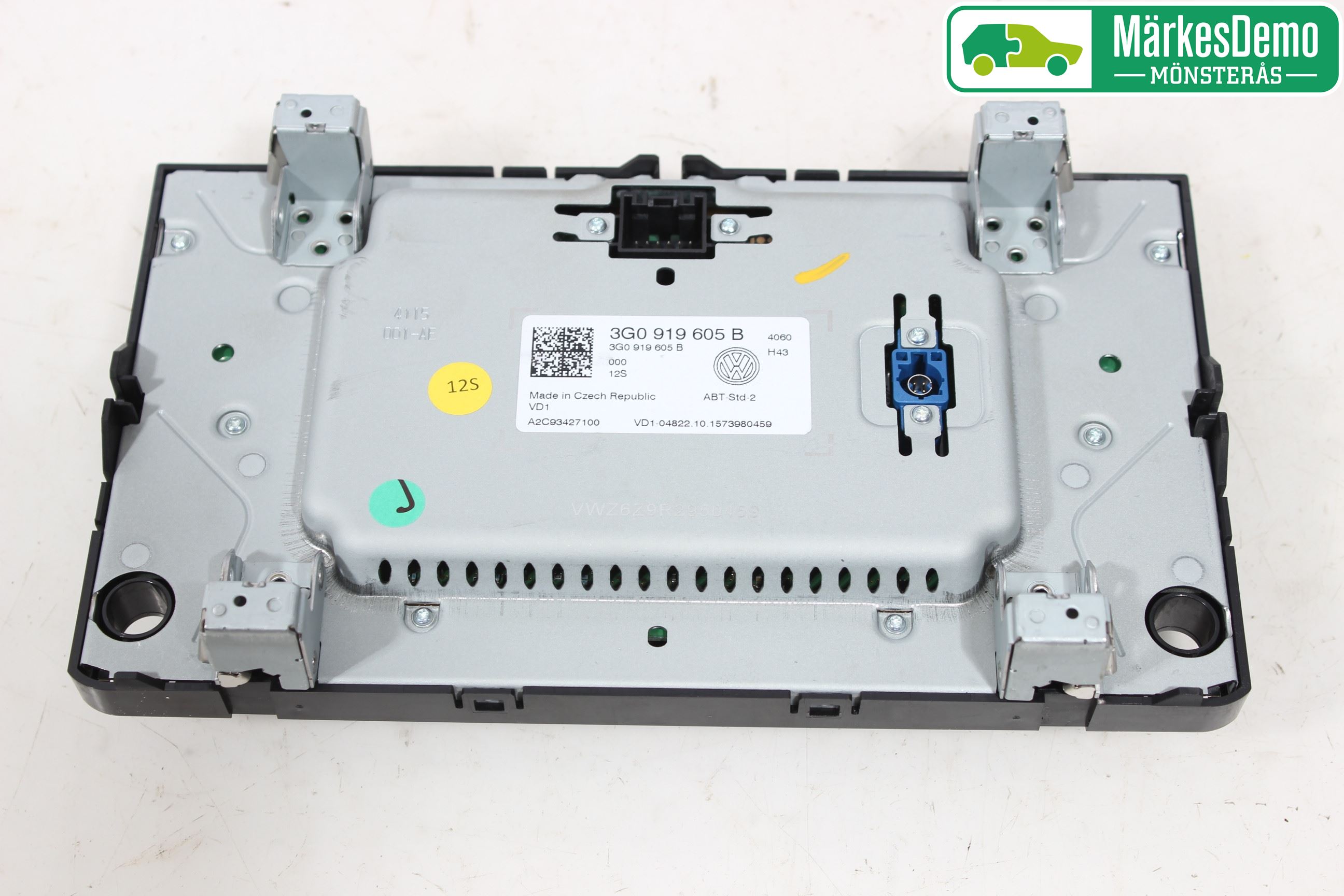 Volkswagen VW GOLF / E-GOLF VII 13-20 Multifunktionsdisplay