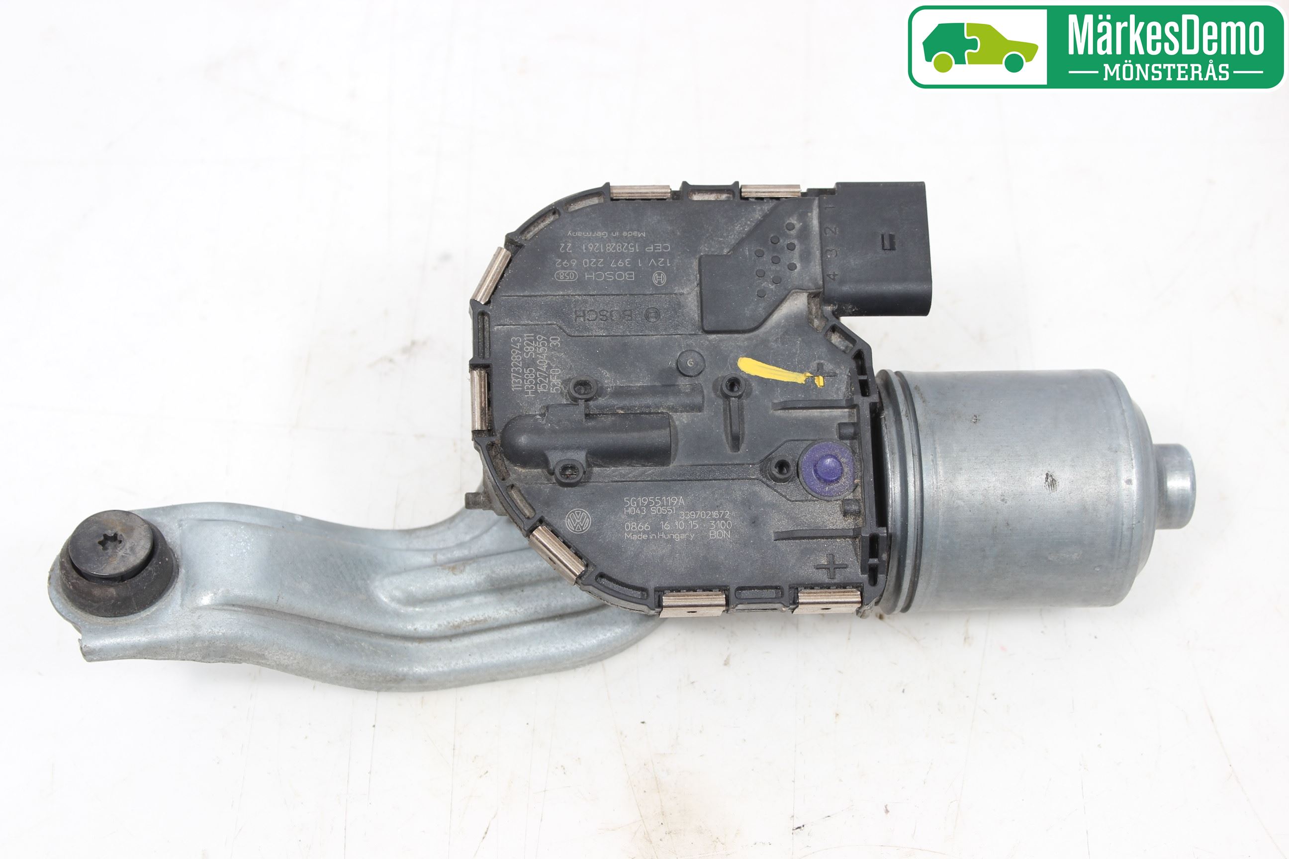 Volkswagen VW GOLF / E-GOLF VII 13-20 Torkarmotor Vindruta