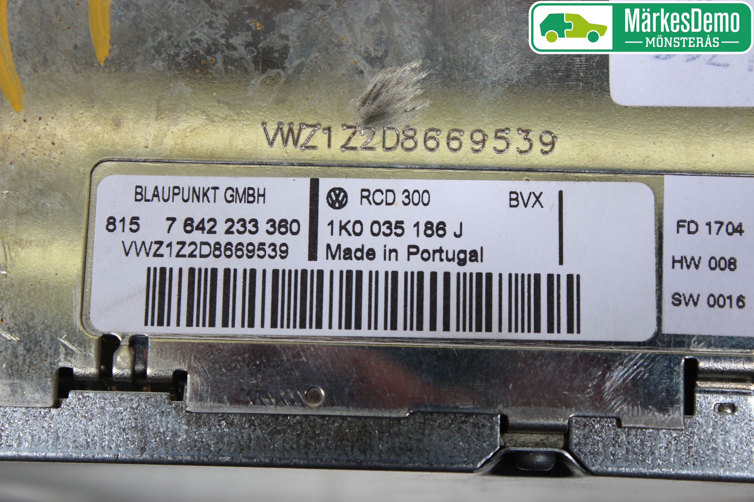 Volkswagen VW GOLF V 04-09 Radio